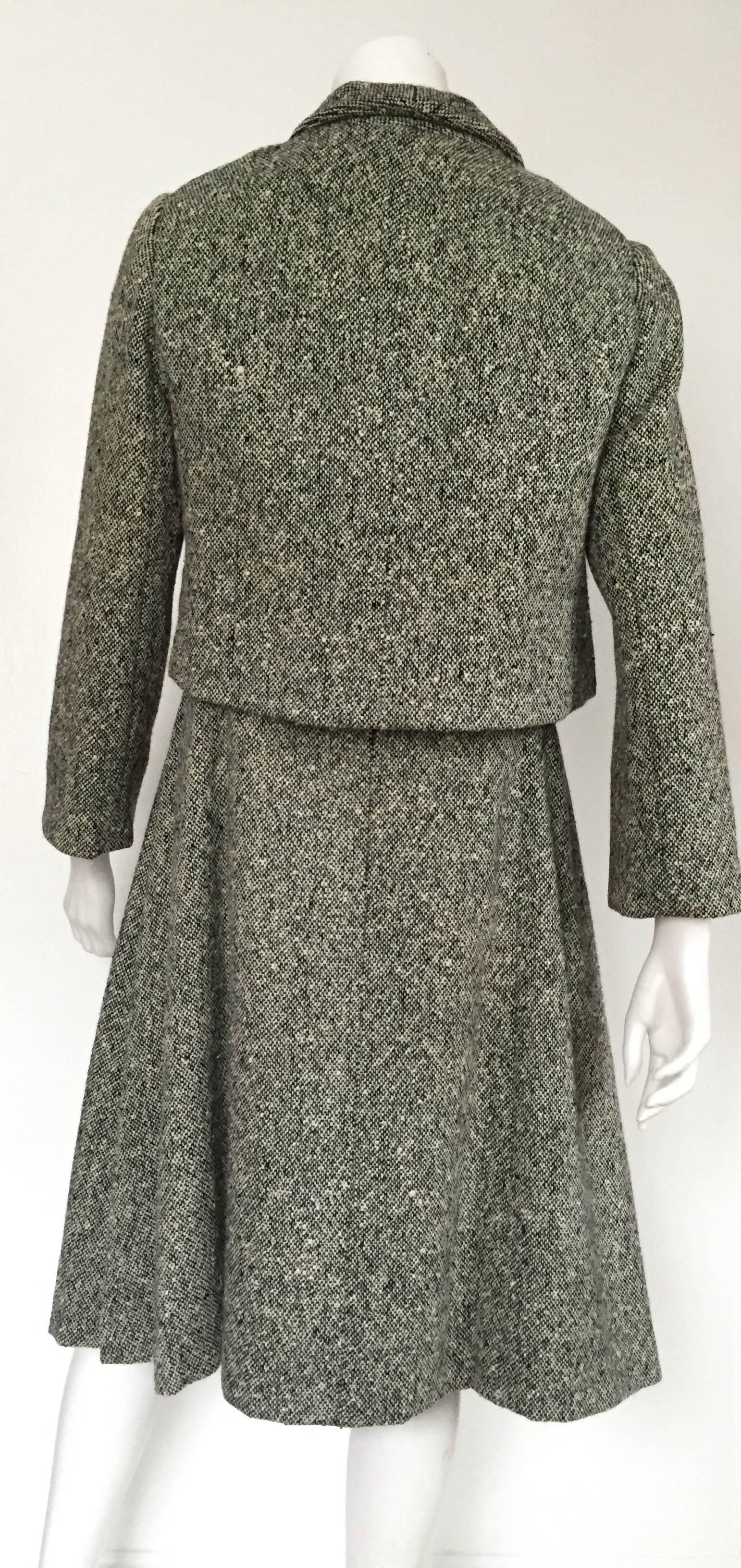 Gustave Tassell 1965 wool dress with jacket size 12 / 14.  For Sale 1