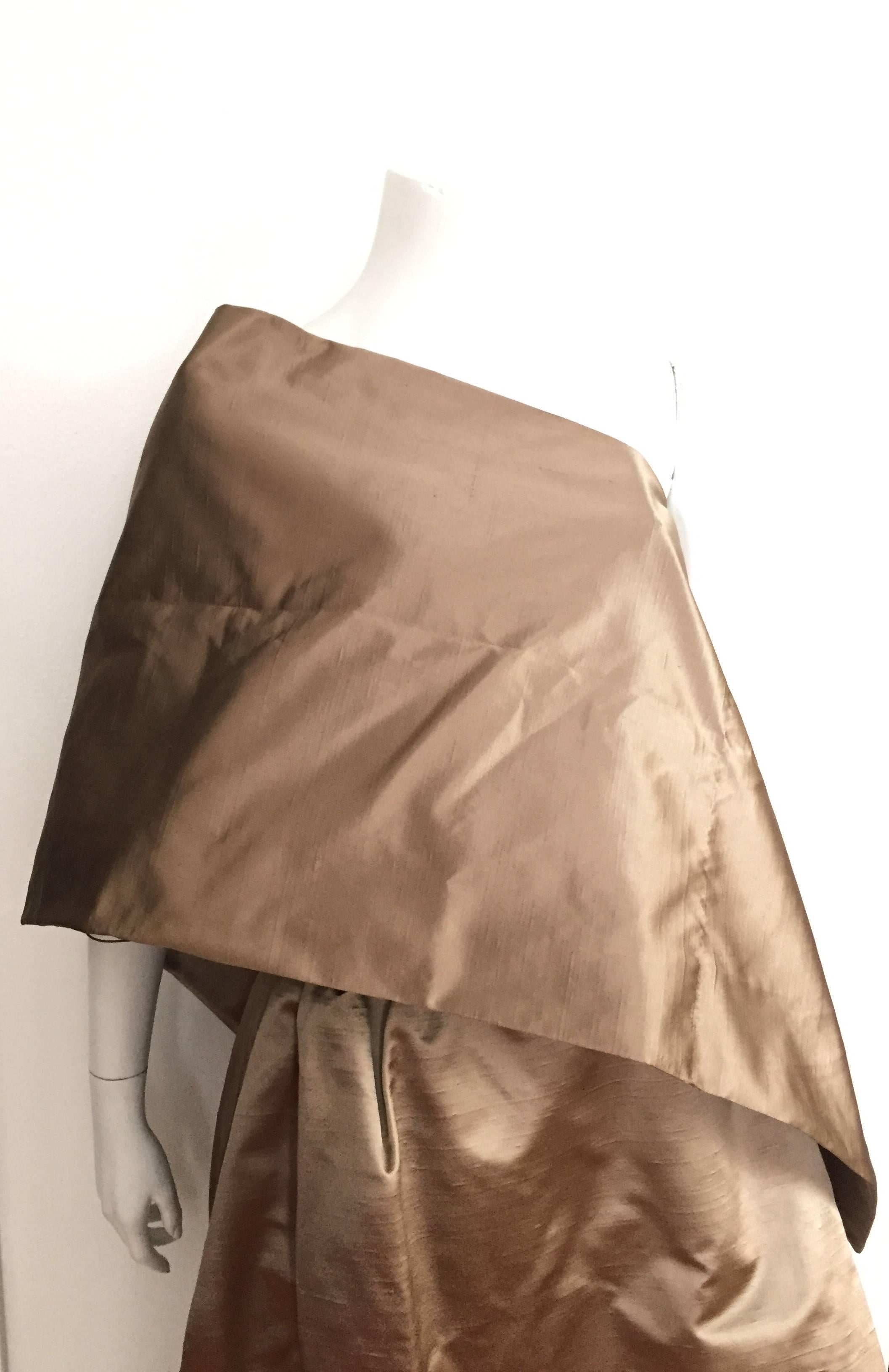 Women's Norman Norell 1957 silk evening skirt & shawl size 8.  For Sale