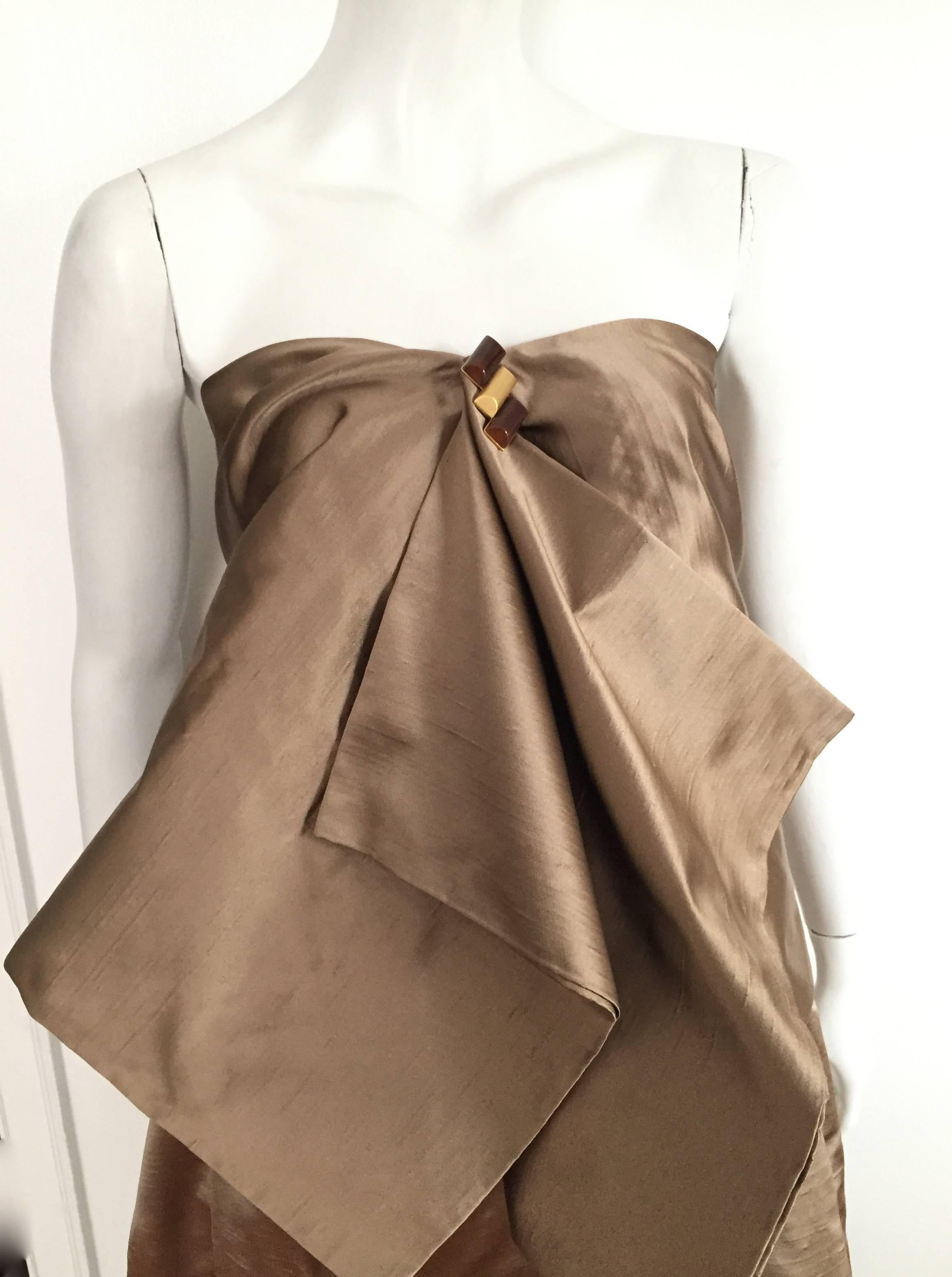 Norman Norell 1957 silk evening skirt & shawl size 8.  For Sale 2