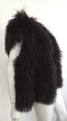 Sonia Rykiel Mongolian Fur Vest Size 6 / 8.