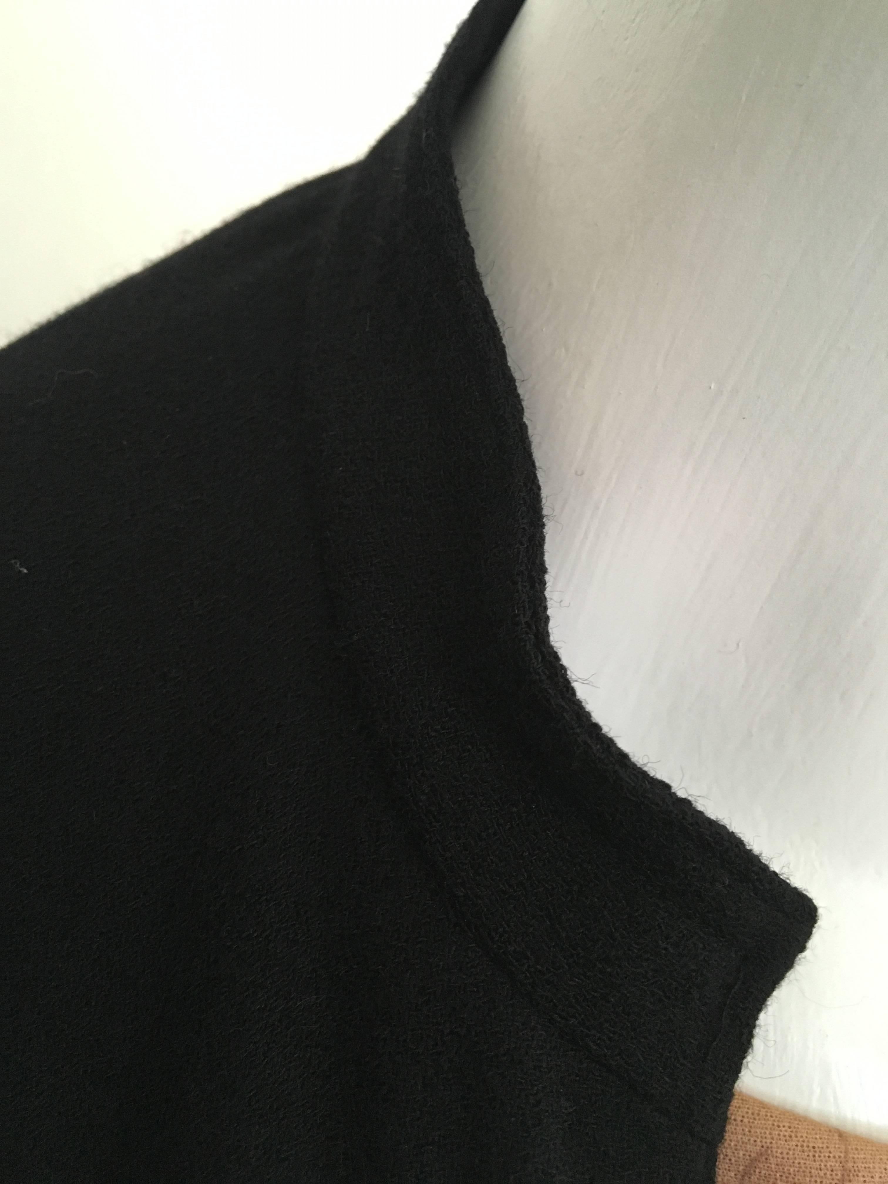 Women's or Men's Guy Laroche Black Wool Cape  For Sale
