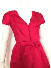 Sarmi Silk 1960s Cocktail Evening Dress Size 4.