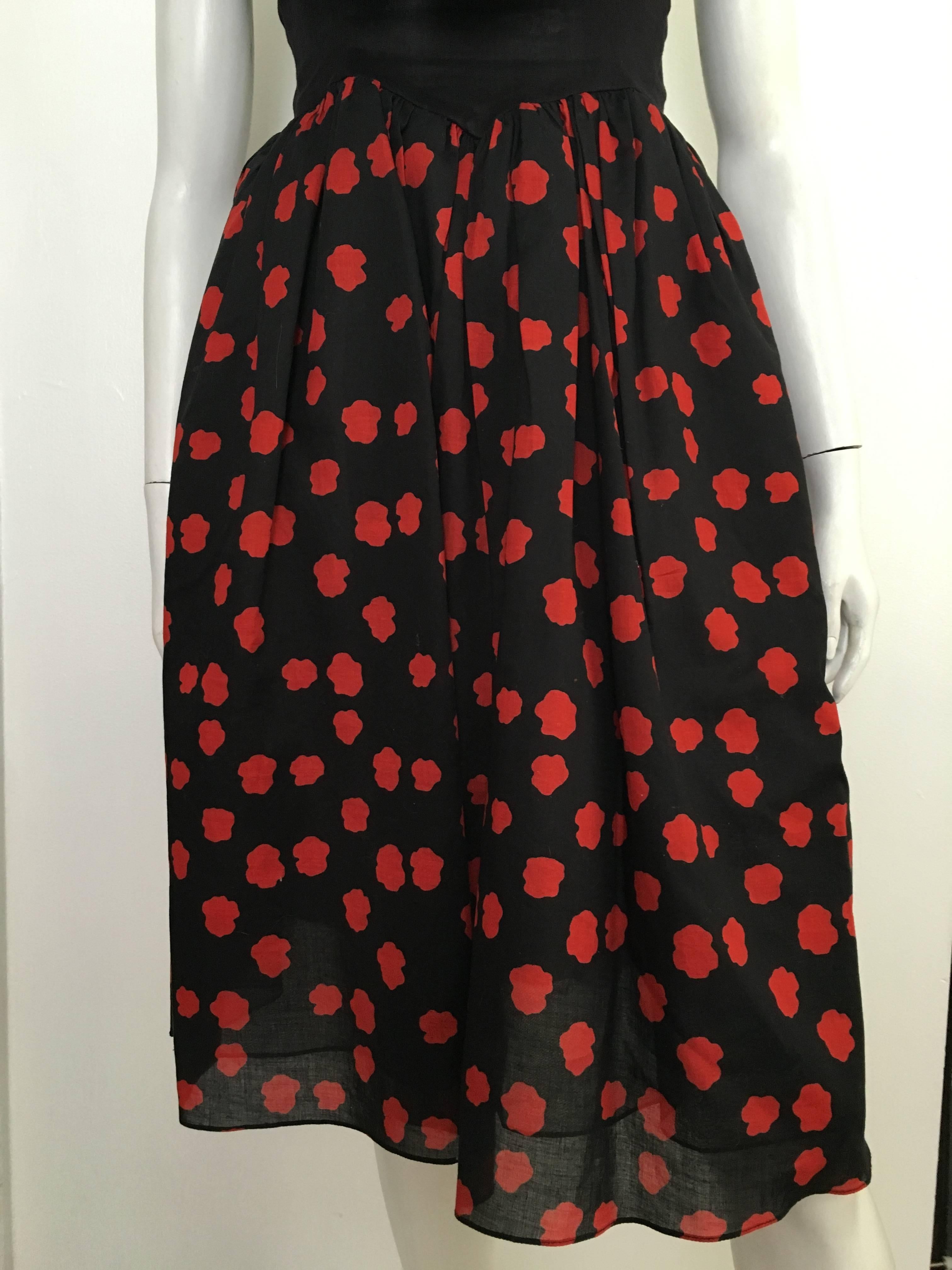 Black Bill Blass Bow Dress With Pockets Size 4. For Sale