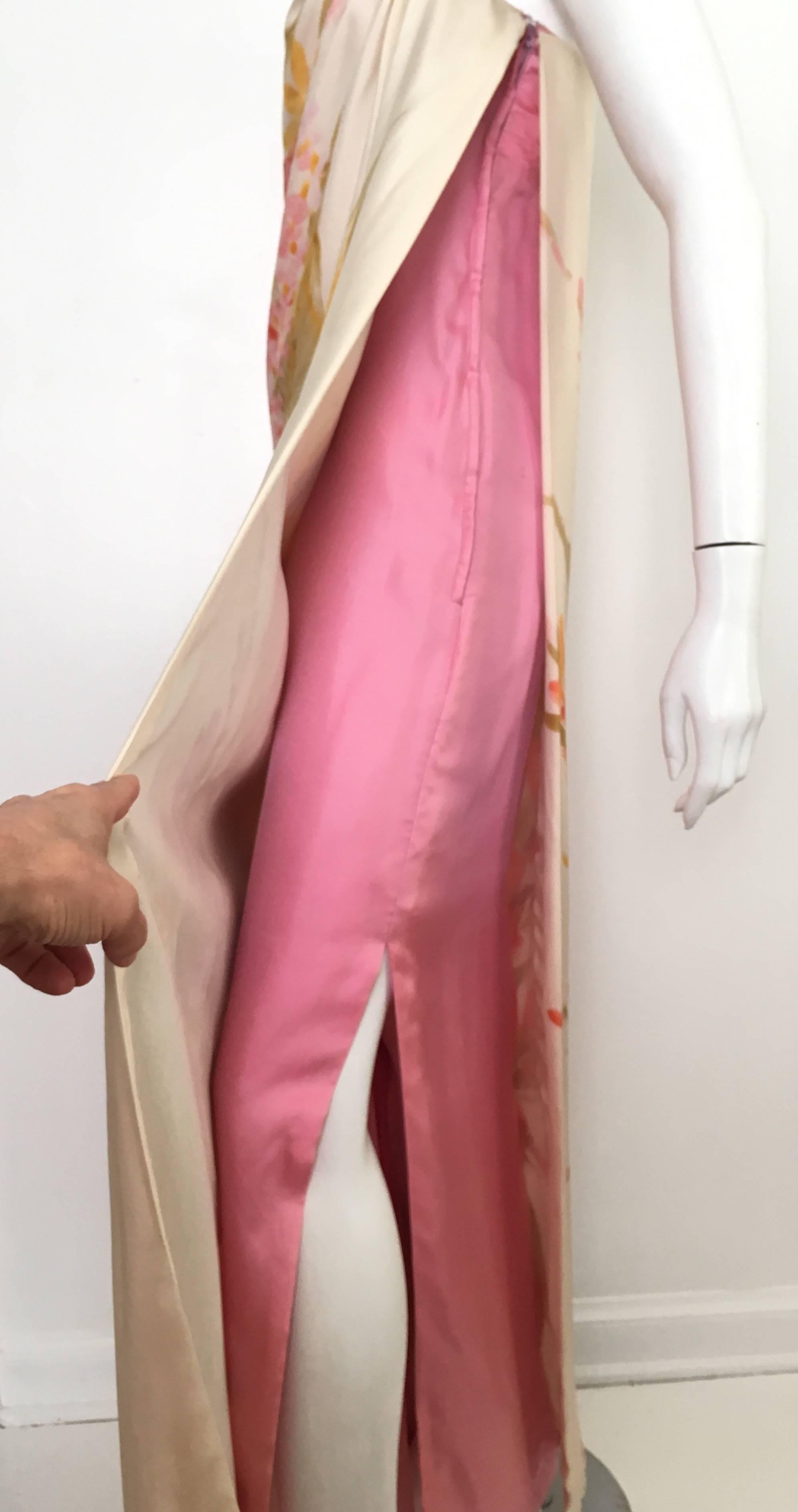 Bill Blass 1960s Silk Gown Size 4. 2