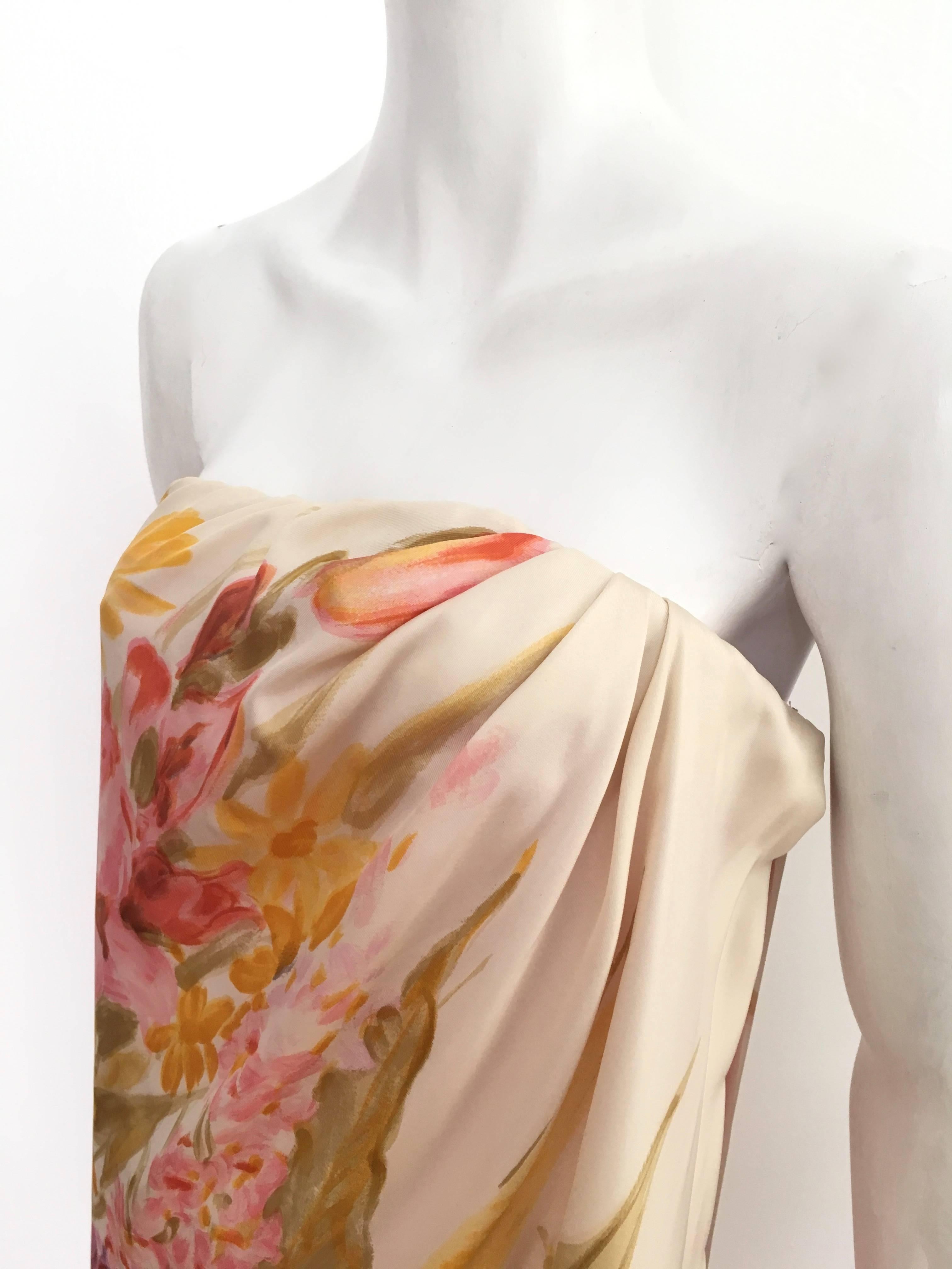 Bill Blass 1960s Silk Gown Size 4. 3