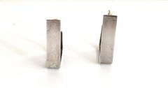 Alfred Karram Modern Sterling Earrings.