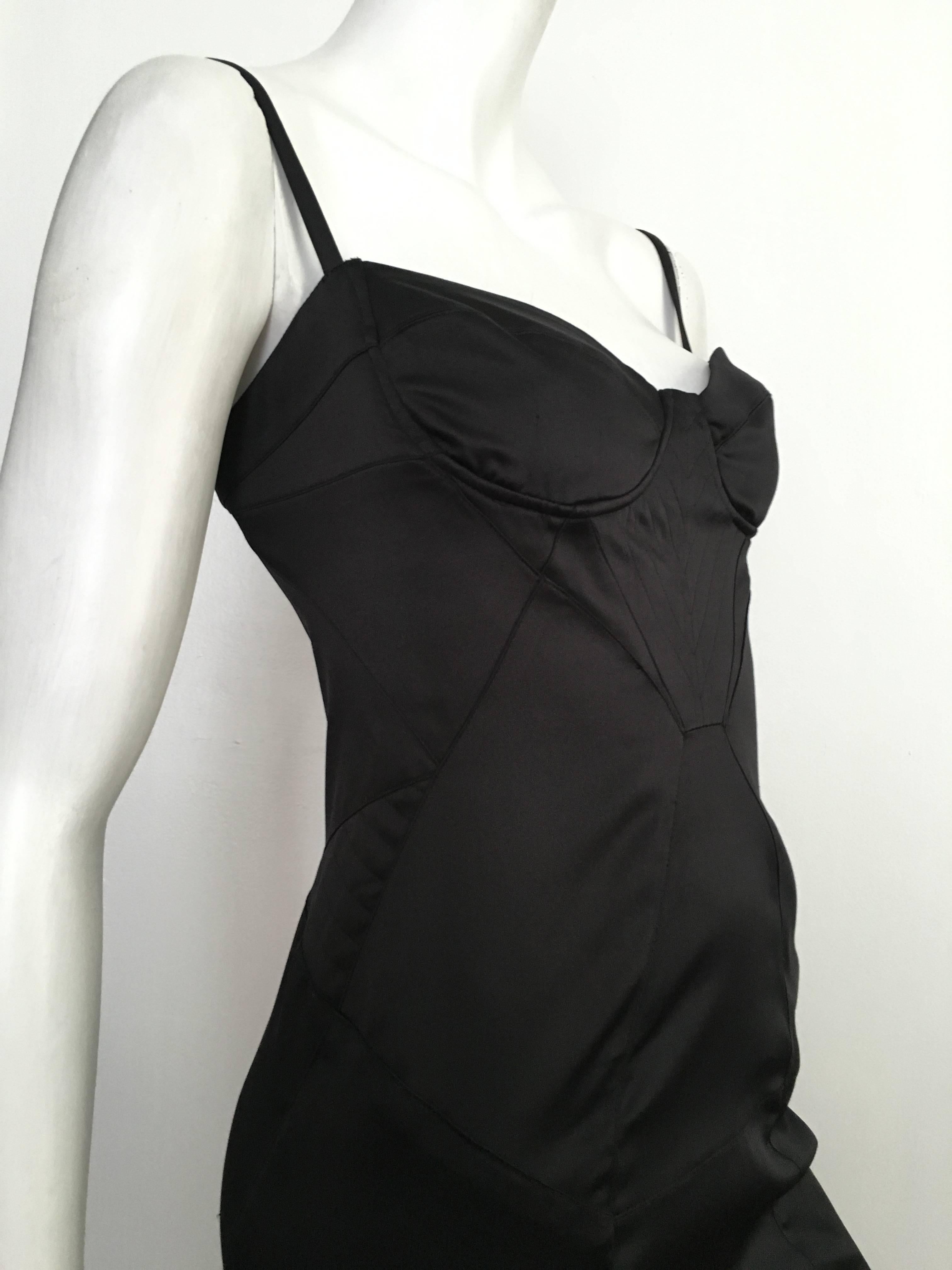 Cavalli Black Stretch Dress Size 4. 2