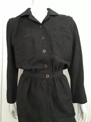 Emanuel Ungaro Long Sleeve Dress With Pockets Size 4.