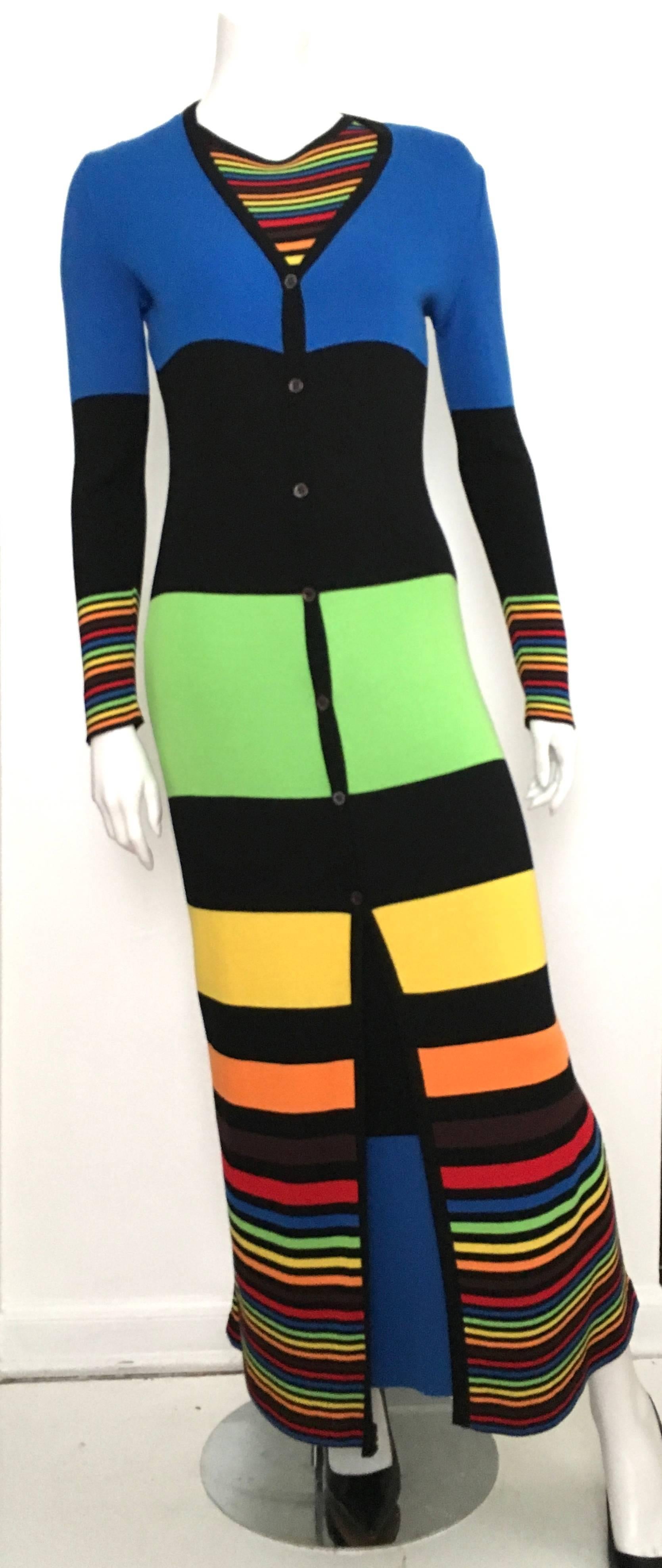 Women's MOSCHINO Maxi Knit Dress & Duster Size 6.