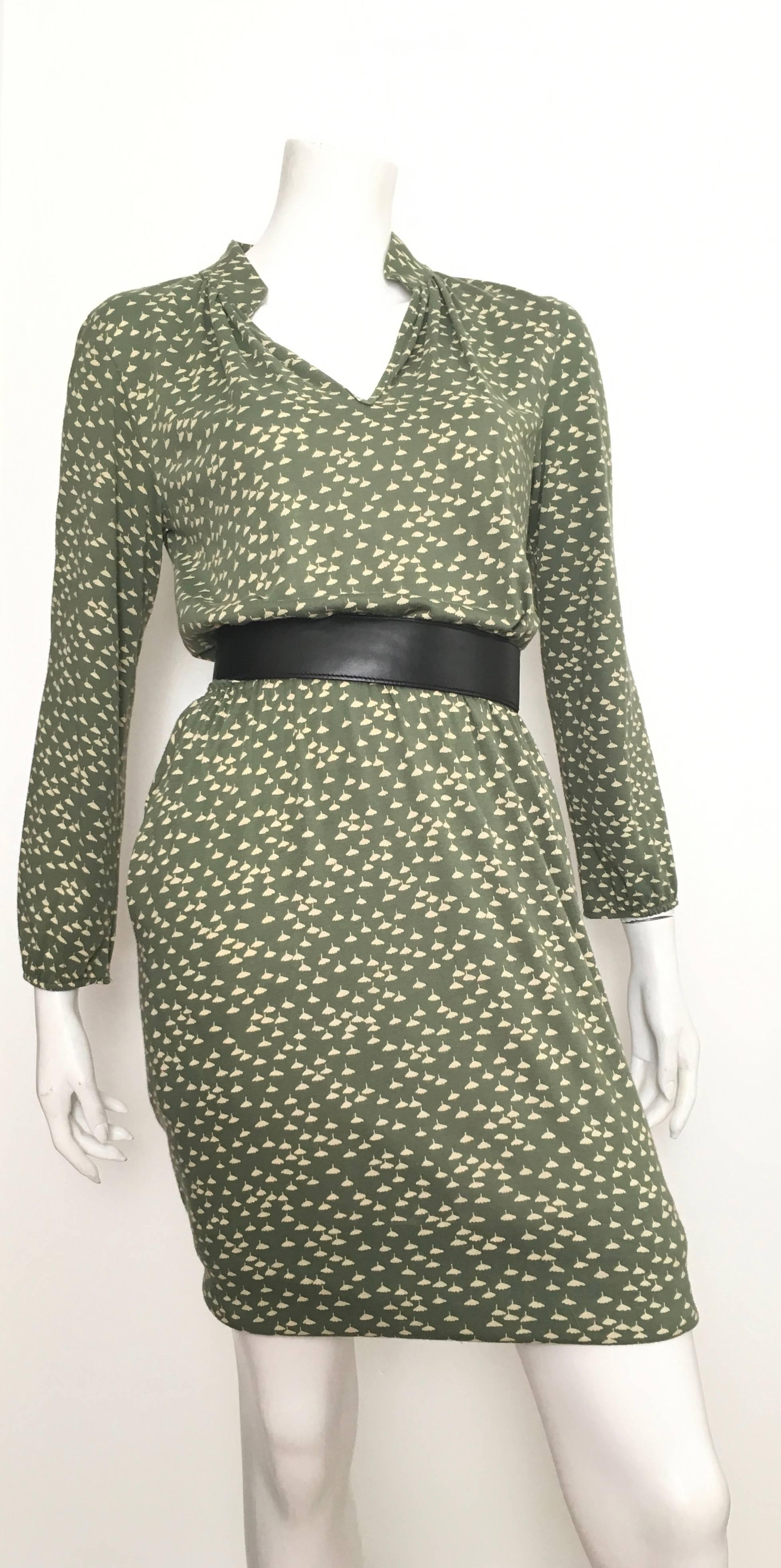 Diane von Furstenberg Casual Dress With Pockets Size 4, 1970s  3
