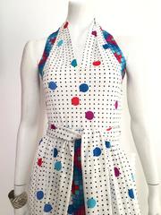 Anne Fogarty Pop Art Maxi Dress Size 4.