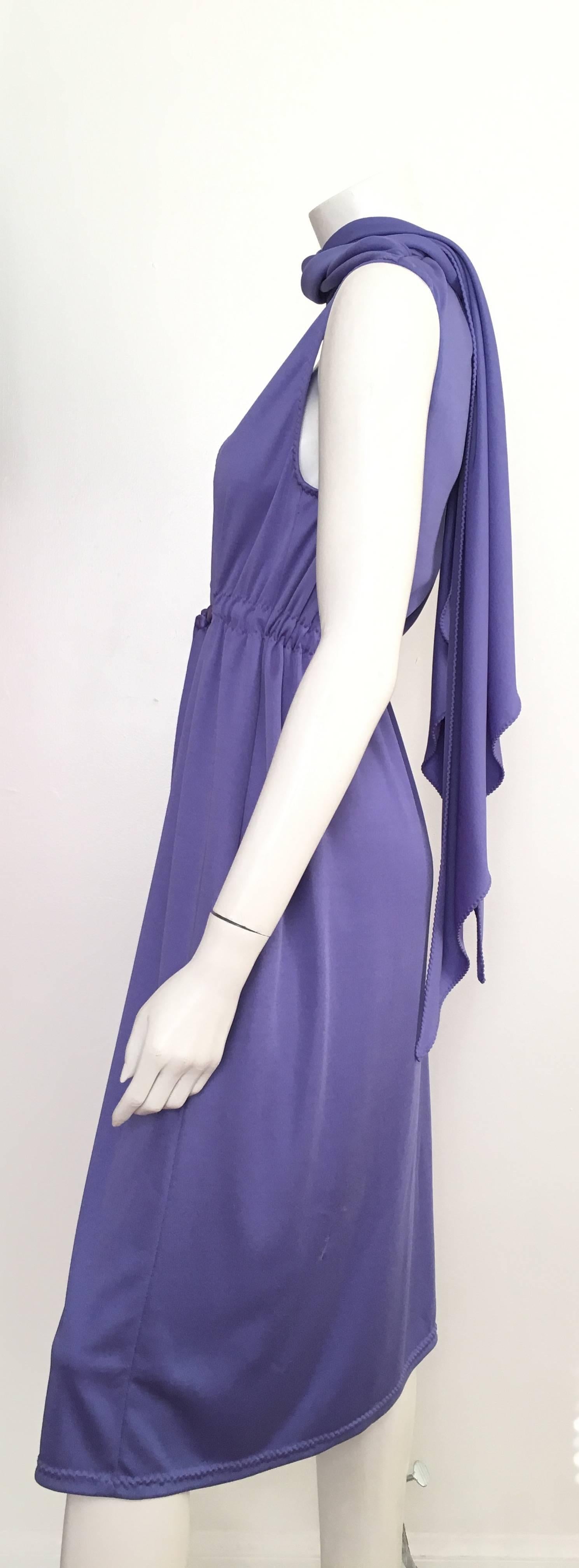 Stephen Burrows 1970s Cape Disco Dress With Pockets Size 4/6. 2