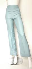 Courreges 1970s Aqua Pants X Small.