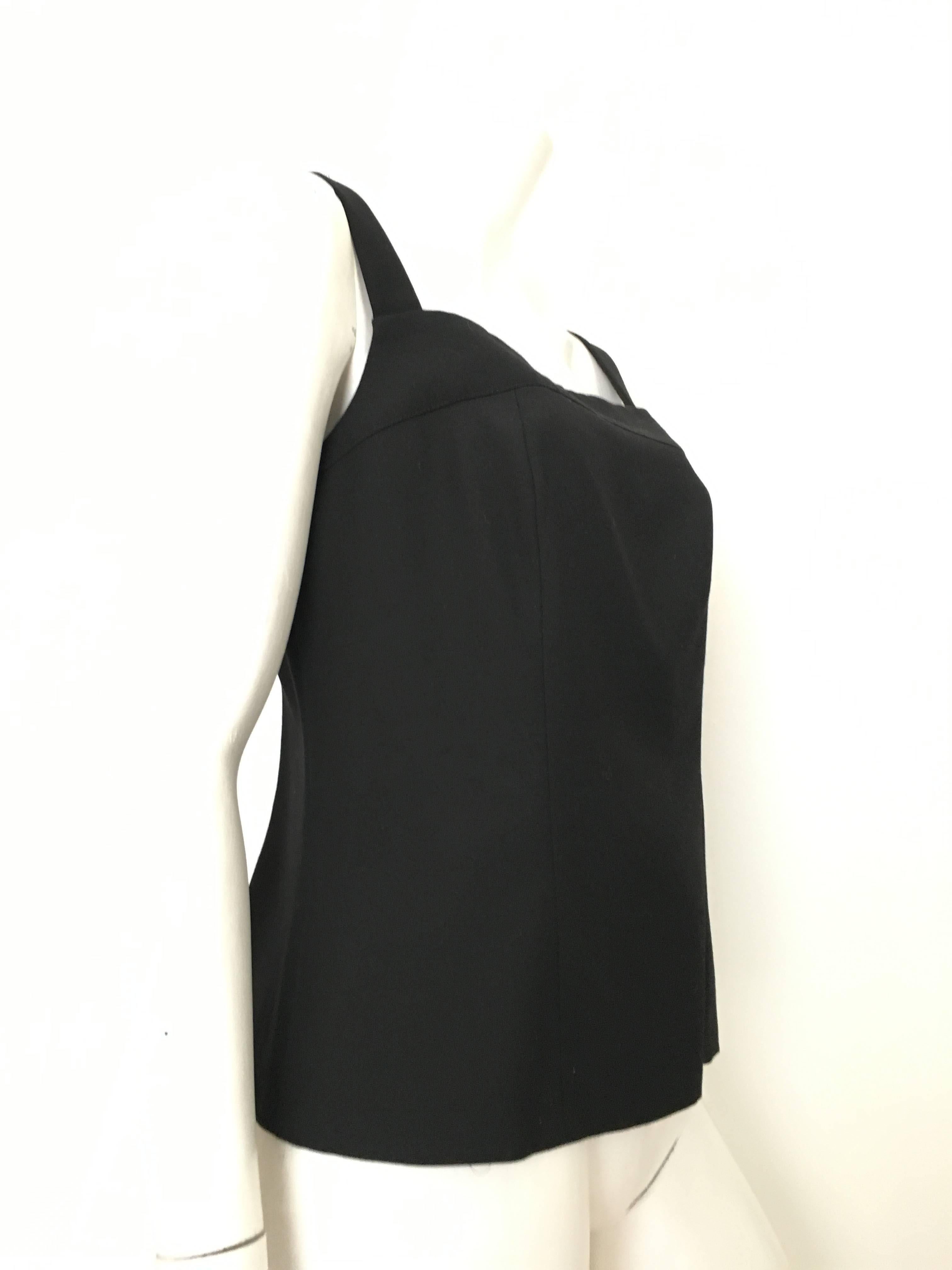 Yves Saint Laurent Black Camisole Size 12, 1990s  In Excellent Condition For Sale In Atlanta, GA
