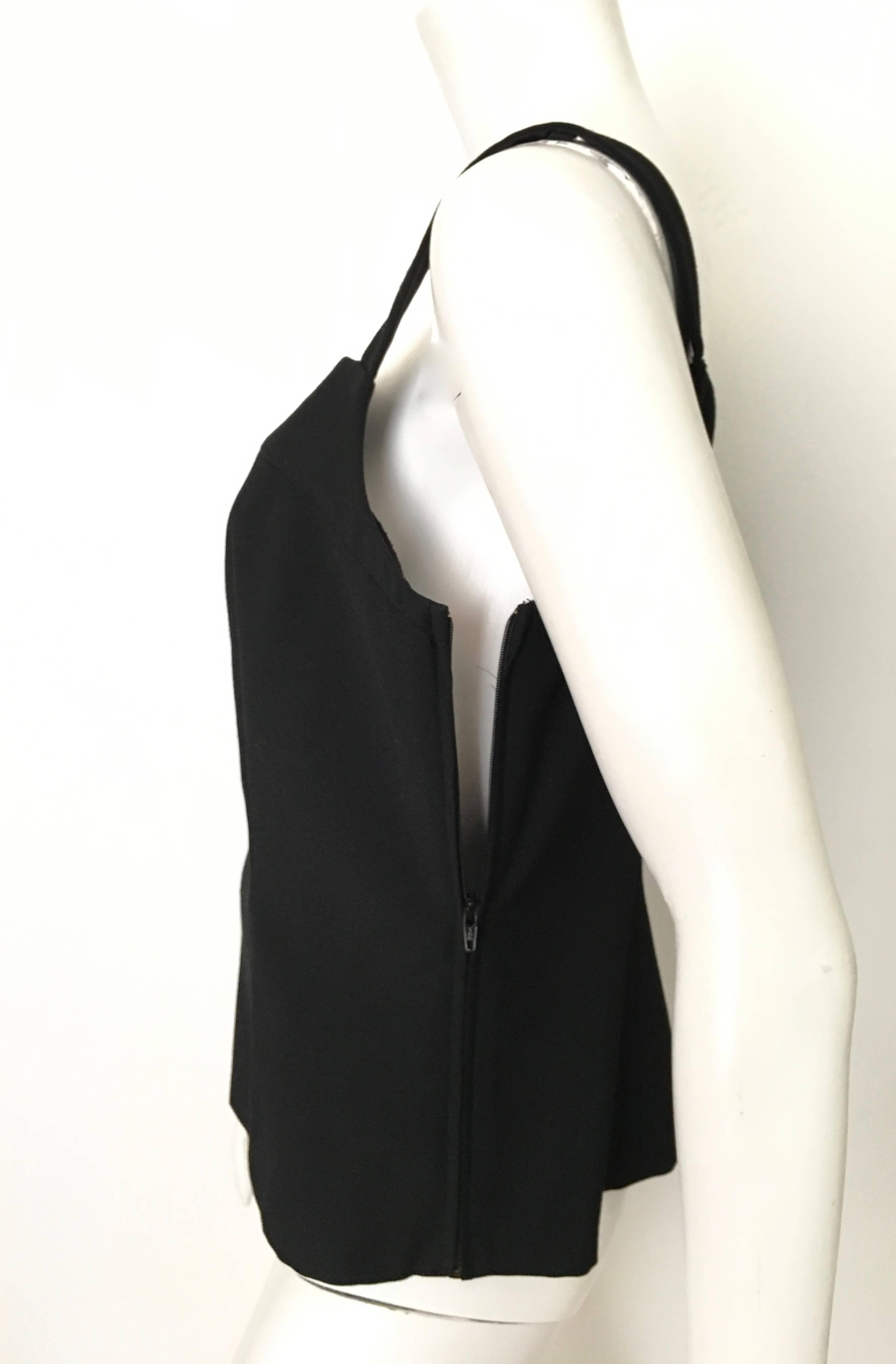 Yves Saint Laurent Black Camisole Size 12, 1990s  For Sale 2