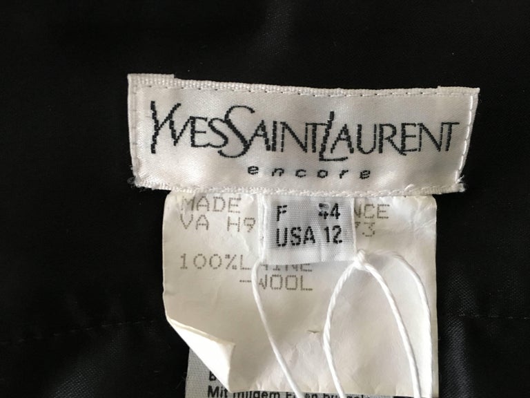 Yves Saint Laurent Black Camisole Size 12, 1990s For Sale at 1stdibs