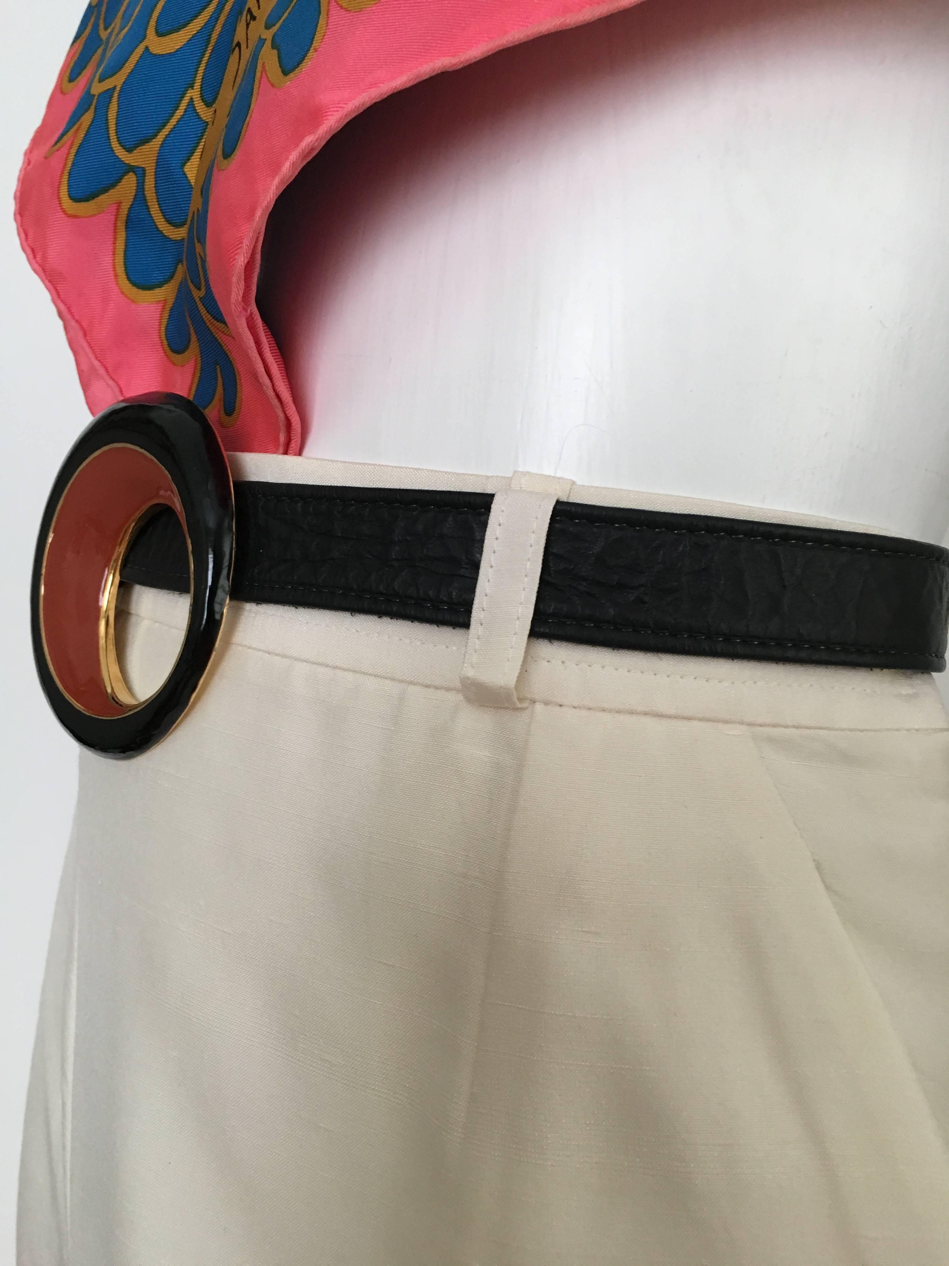 Alexis Kirk Modern Abstract Circle Belt, 1980s  In Excellent Condition In Atlanta, GA