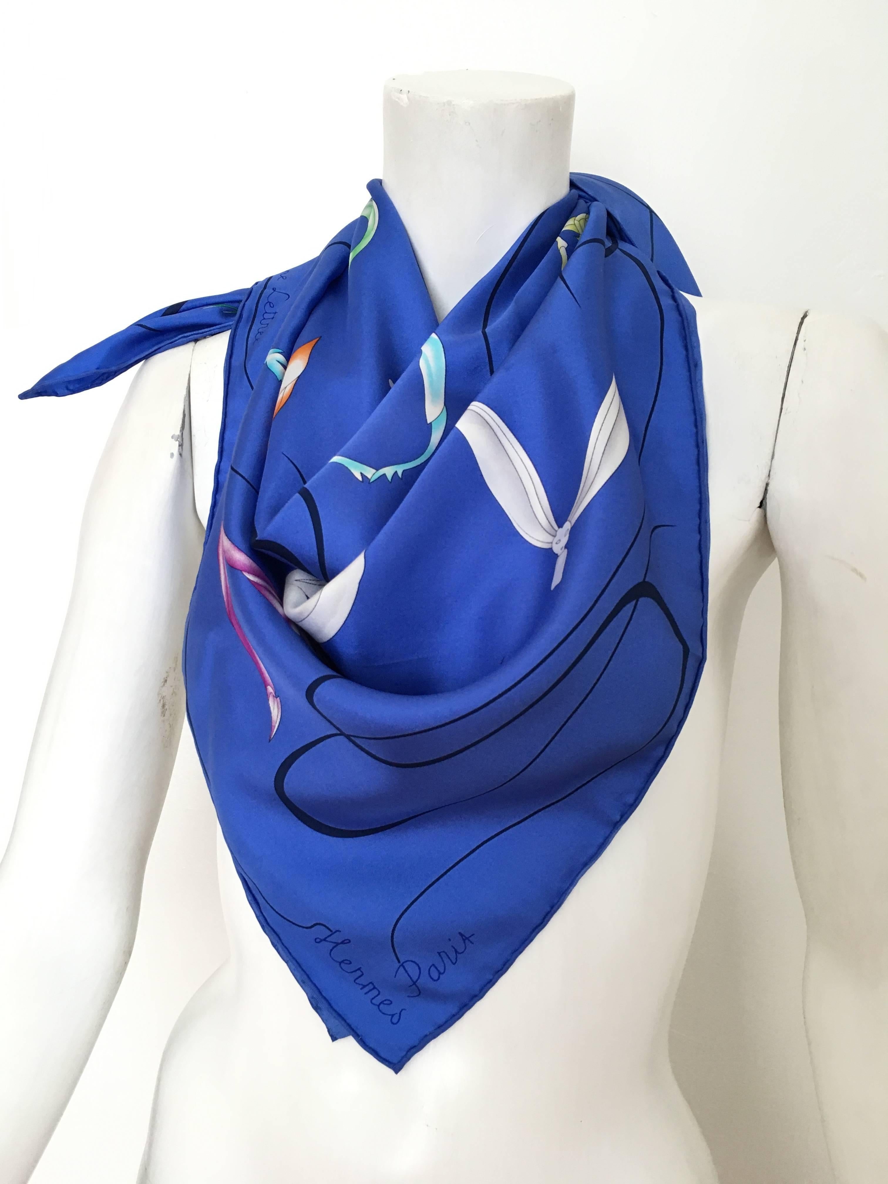 Hermes Alphabet Silk Scarf by Florence Manlik 1