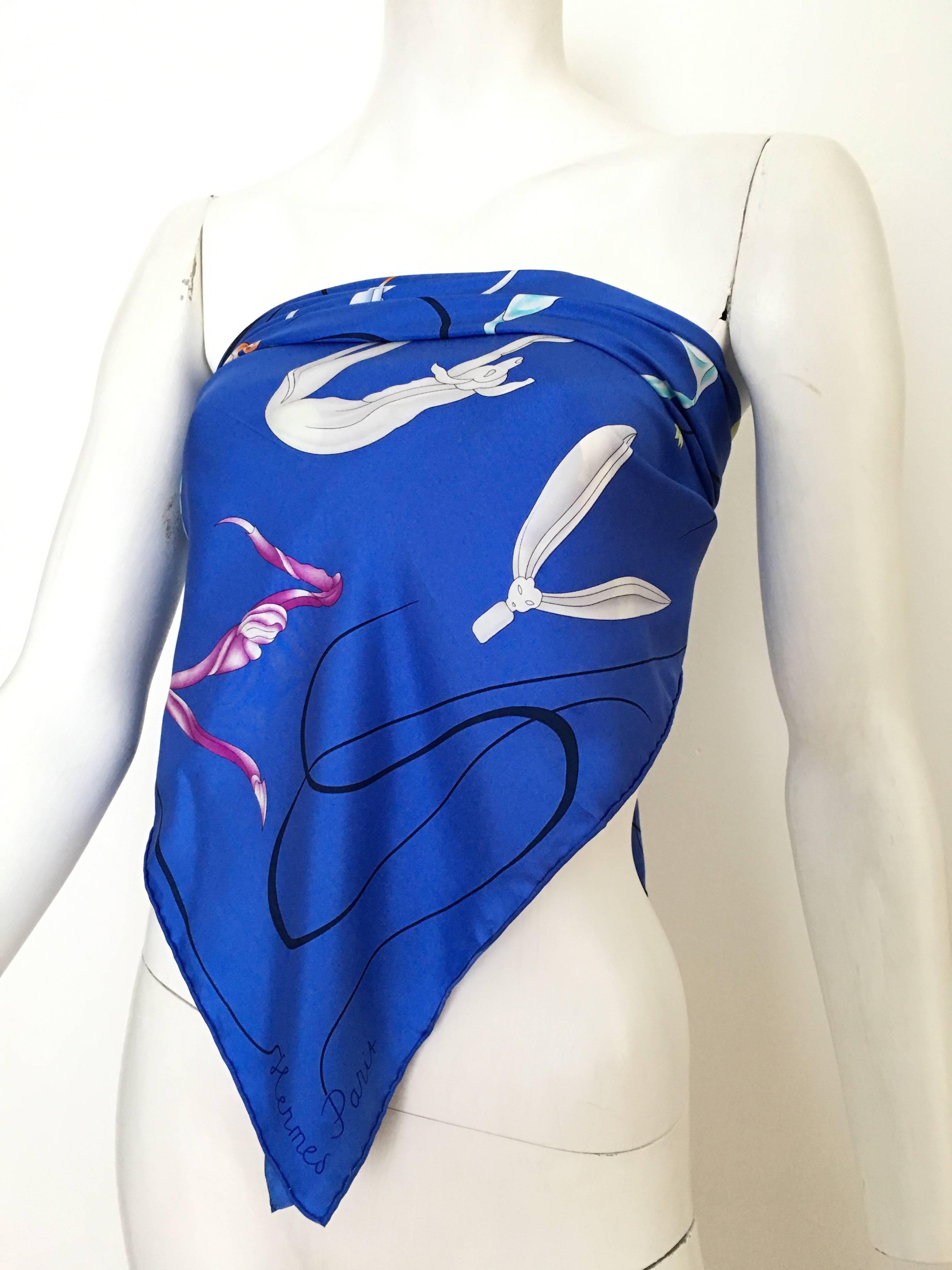 Hermes Alphabet Silk Scarf by Florence Manlik 2