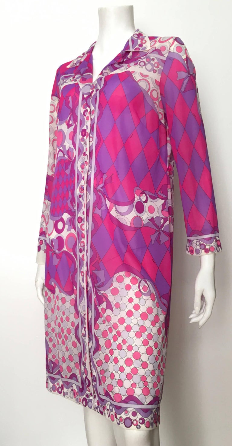 Emilio Pucci for Formfit Rogers 1970s Robe / Duster Size Medium. For ...