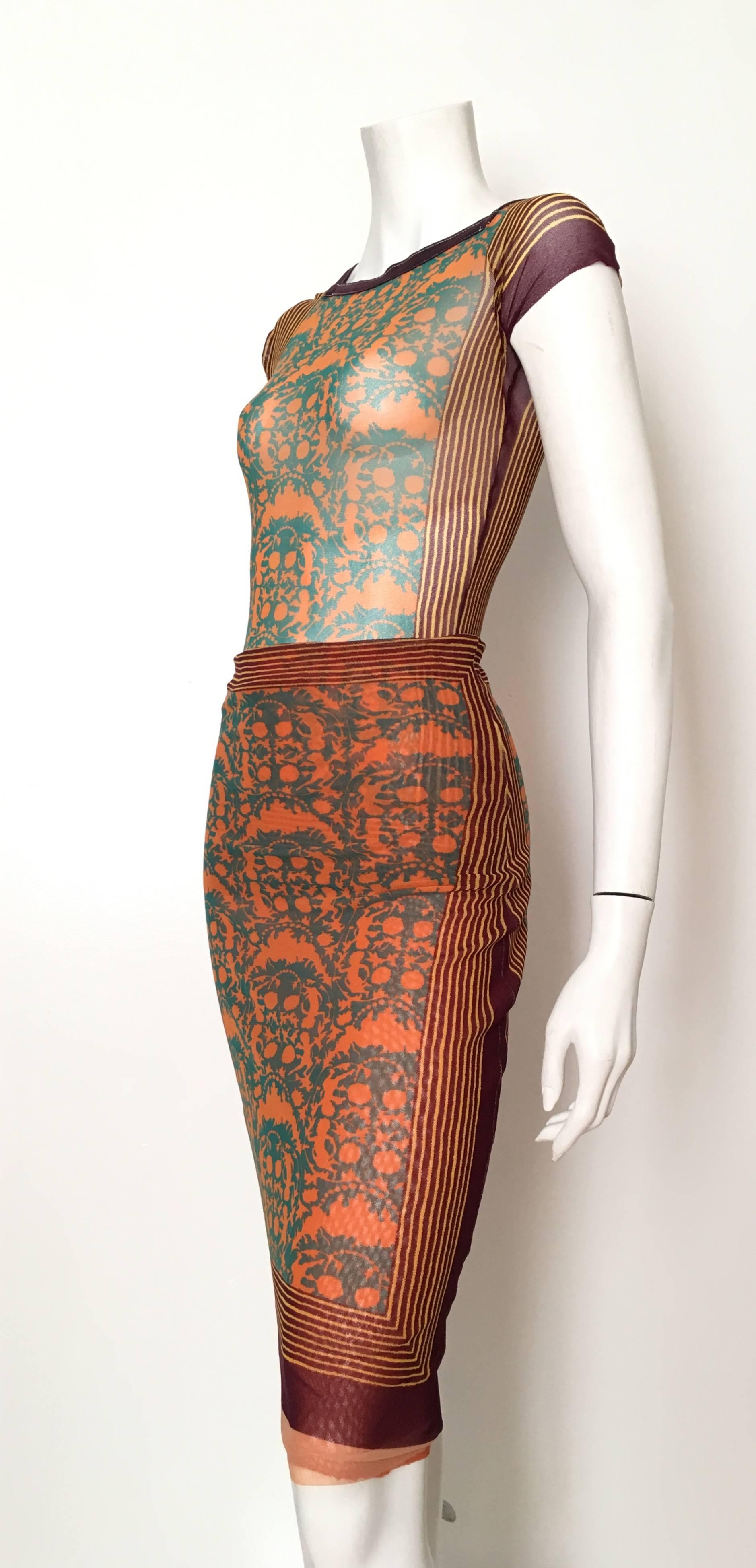 Jean Paul Gaultier 1990s Top & Skirt Set Size 4.  1