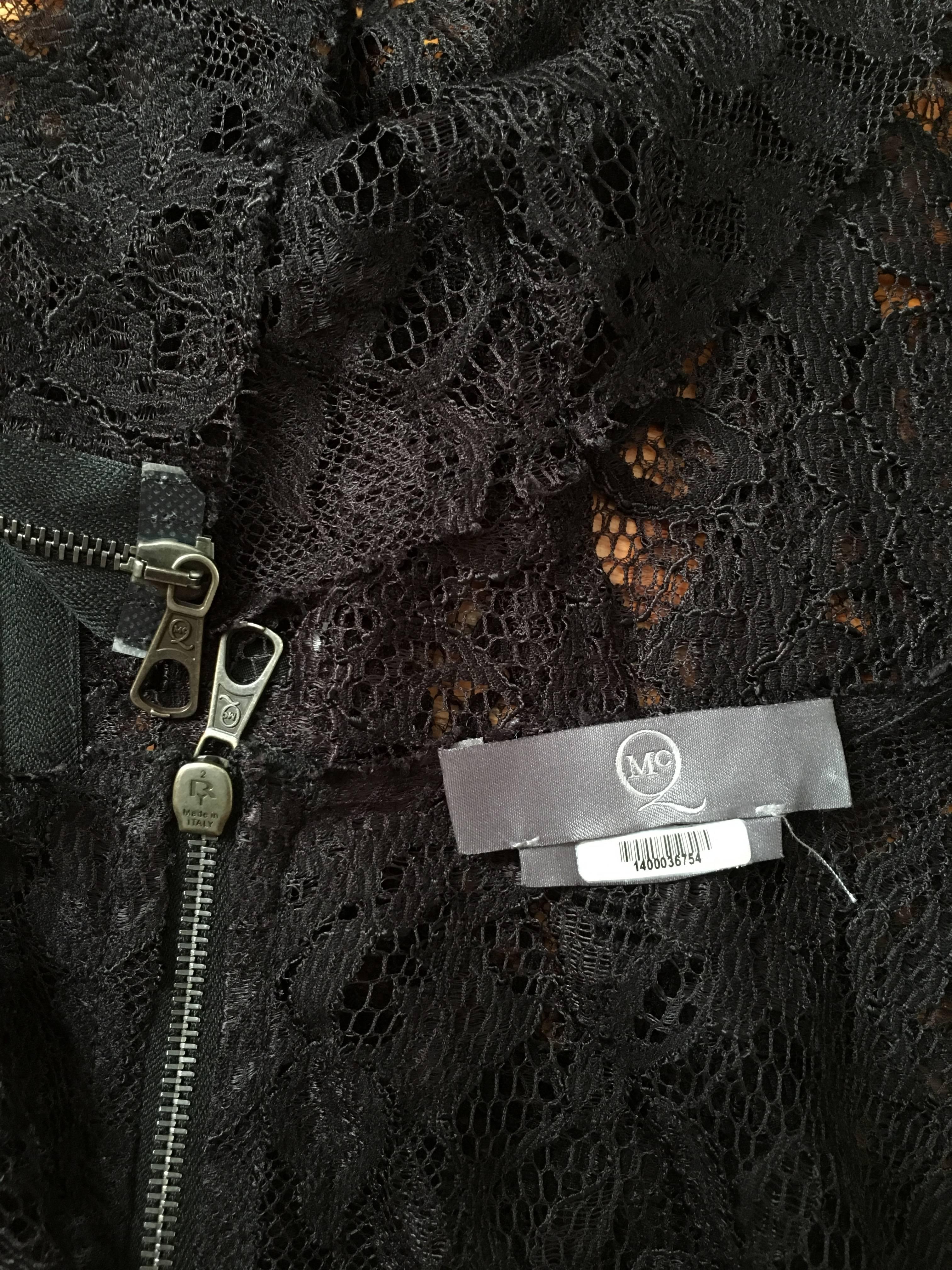 Alexander McQueen Black Lace Top Size 4. 3