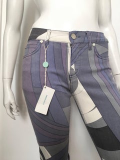 Emilio Pucci Cotton Stretch Skinny Jeans Size 4.