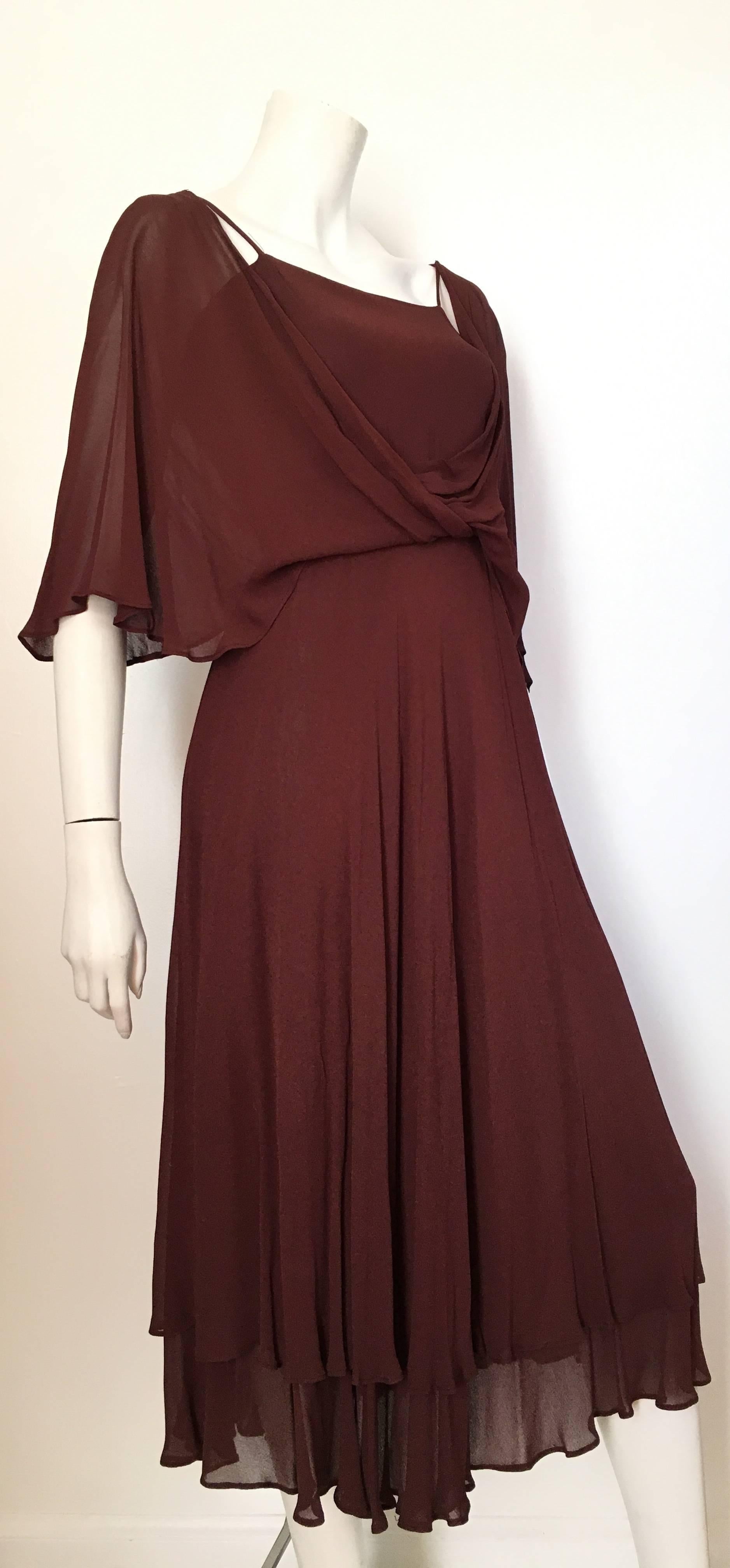 rusty brown dress