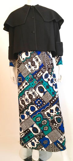 Young Dimensions for Saks Fifth Avenue MOD Maxi Dress Size 4.