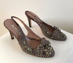 Oscar de la Renta High Heel Sling Back Shoes