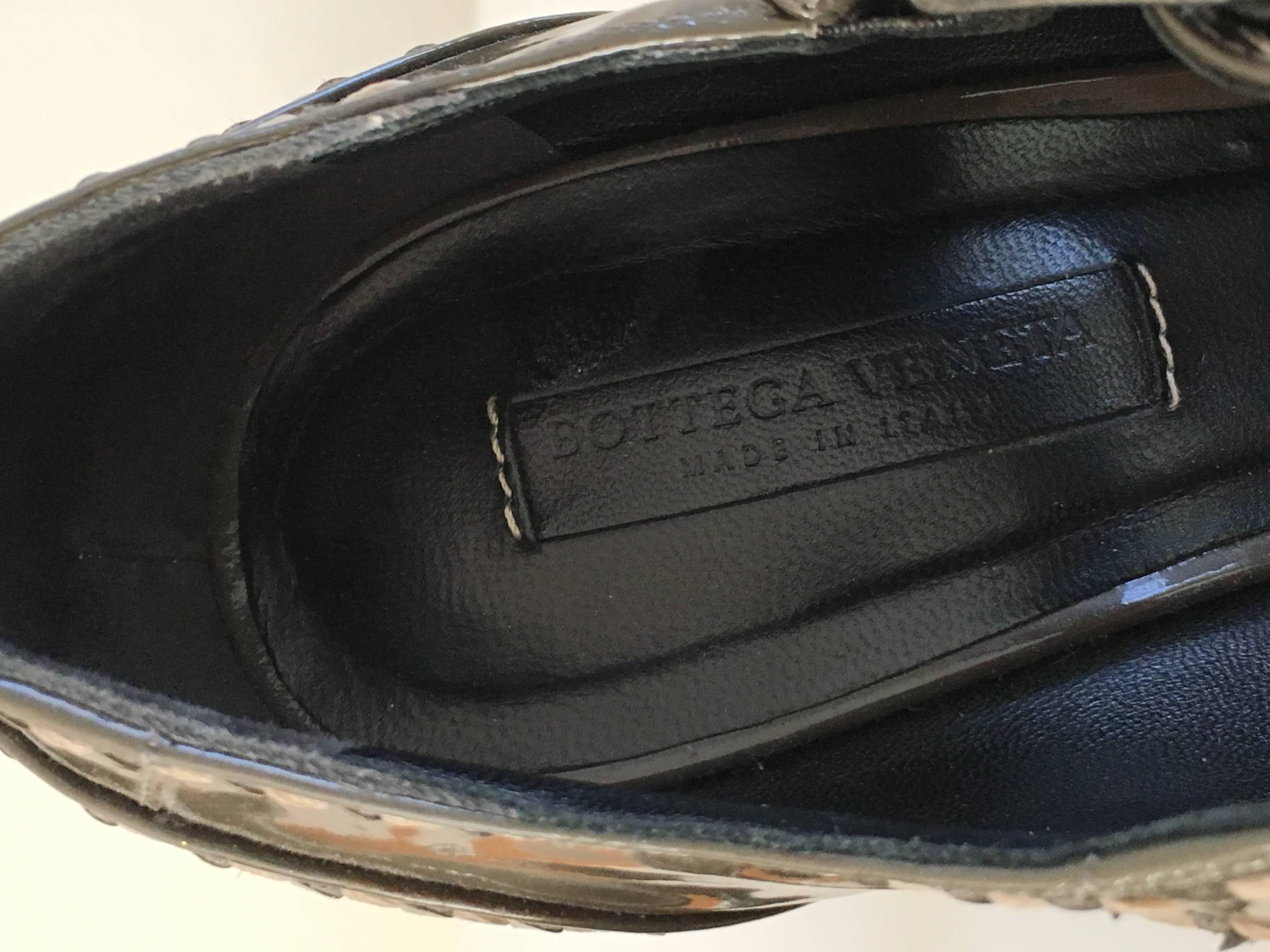 Bottega Veneta Patent Leather Baby Jane High Heels  For Sale 1