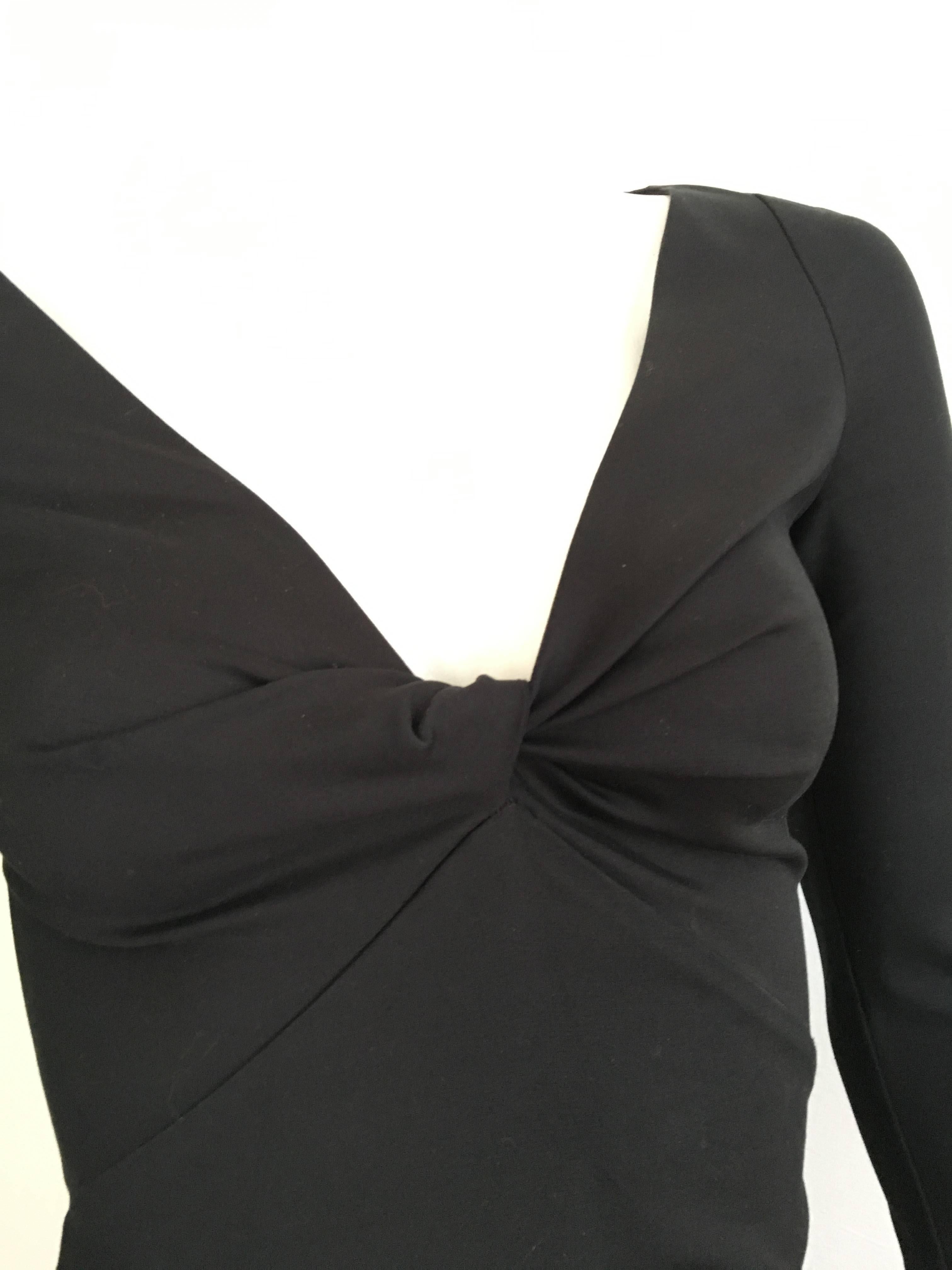 Dsquared2 Black Form-Fitting Dress, Size 2  For Sale 3