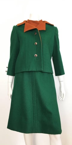 Pattullo-Jo Copeland Wool Jacket & Dress with Pockets Size 6/8.