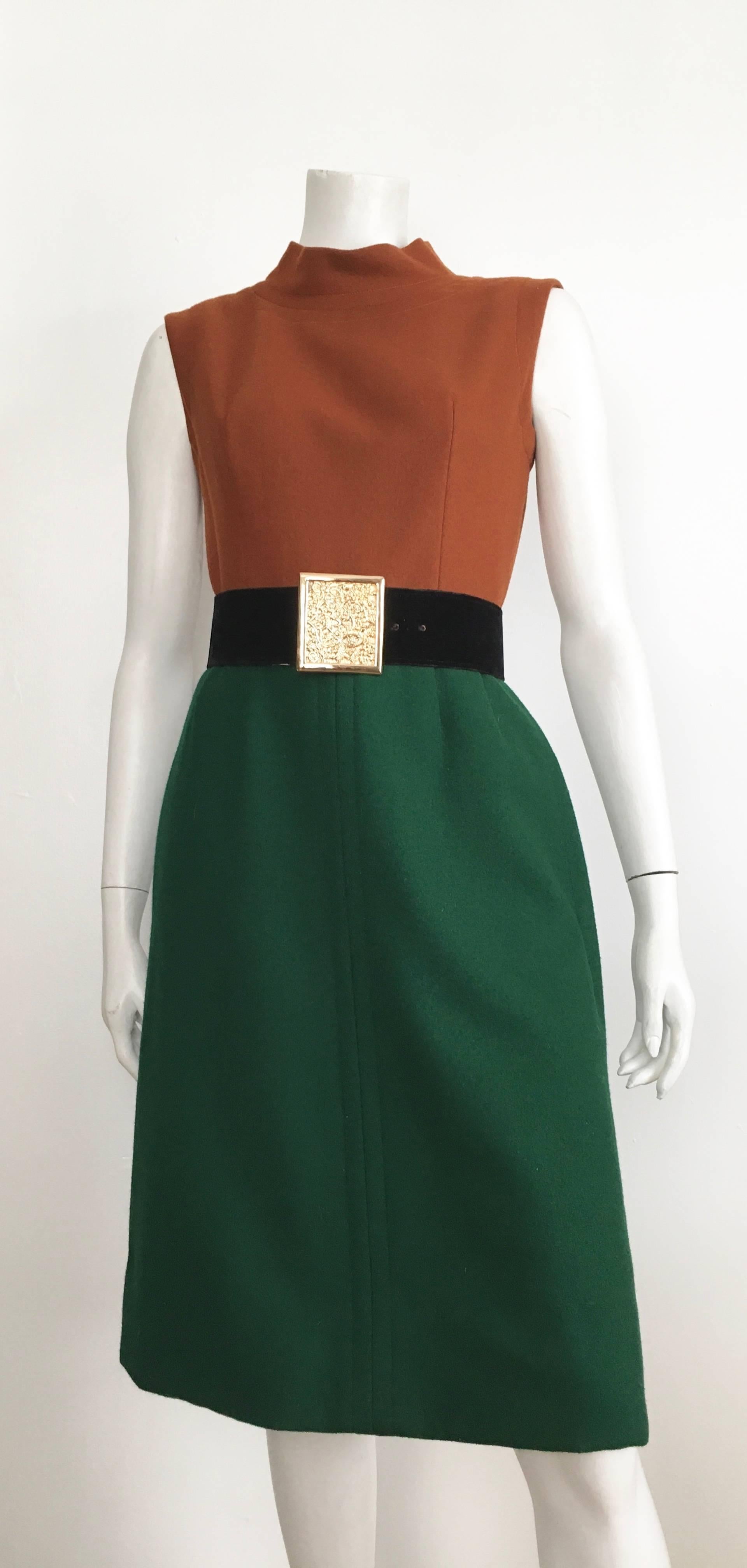 Pattullo-Jo Copeland Wool Jacket & Dress with Pockets Size 6/8. For Sale 3