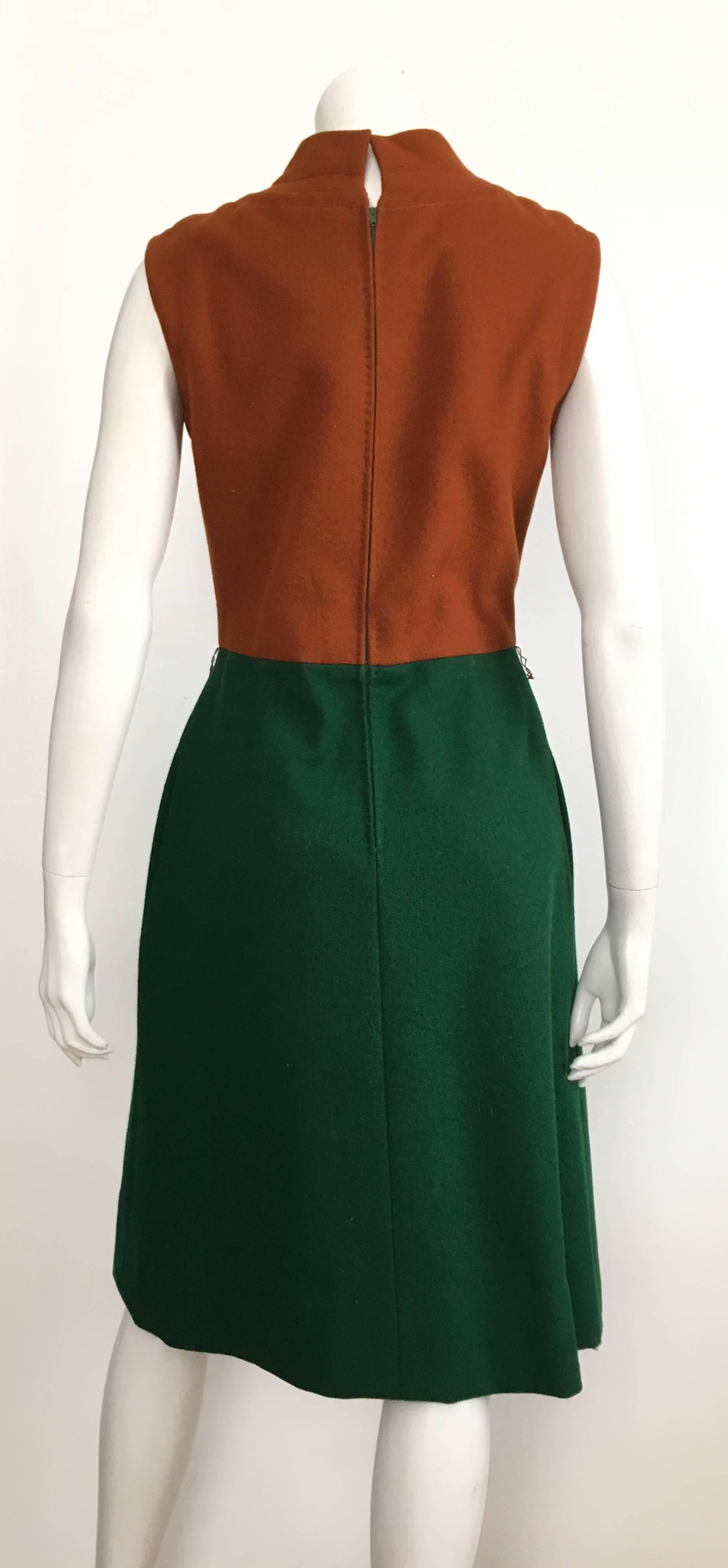 Pattullo-Jo Copeland Wool Jacket & Dress with Pockets Size 6/8. For Sale 4