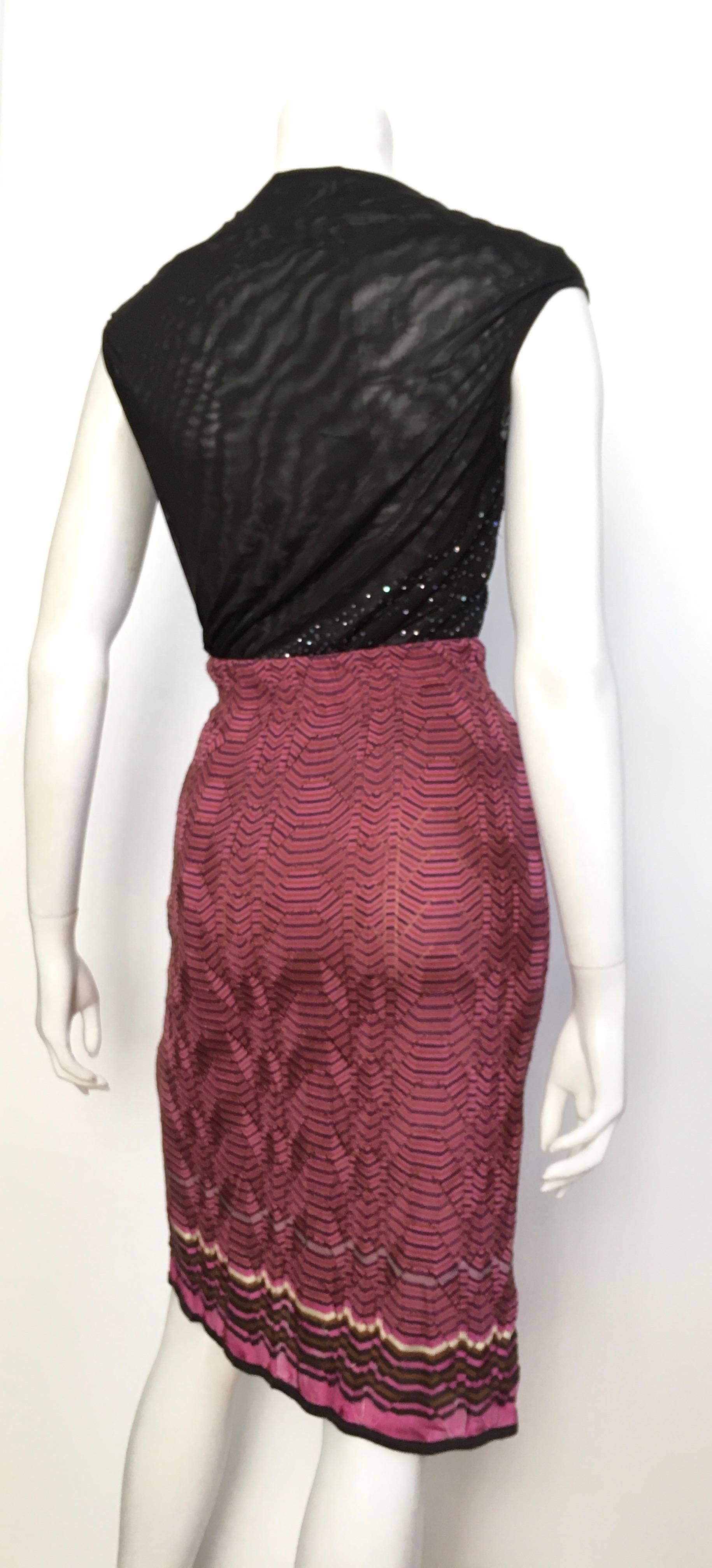 Missoni Knit Skirt with Ruffle Size 4. For Sale 1