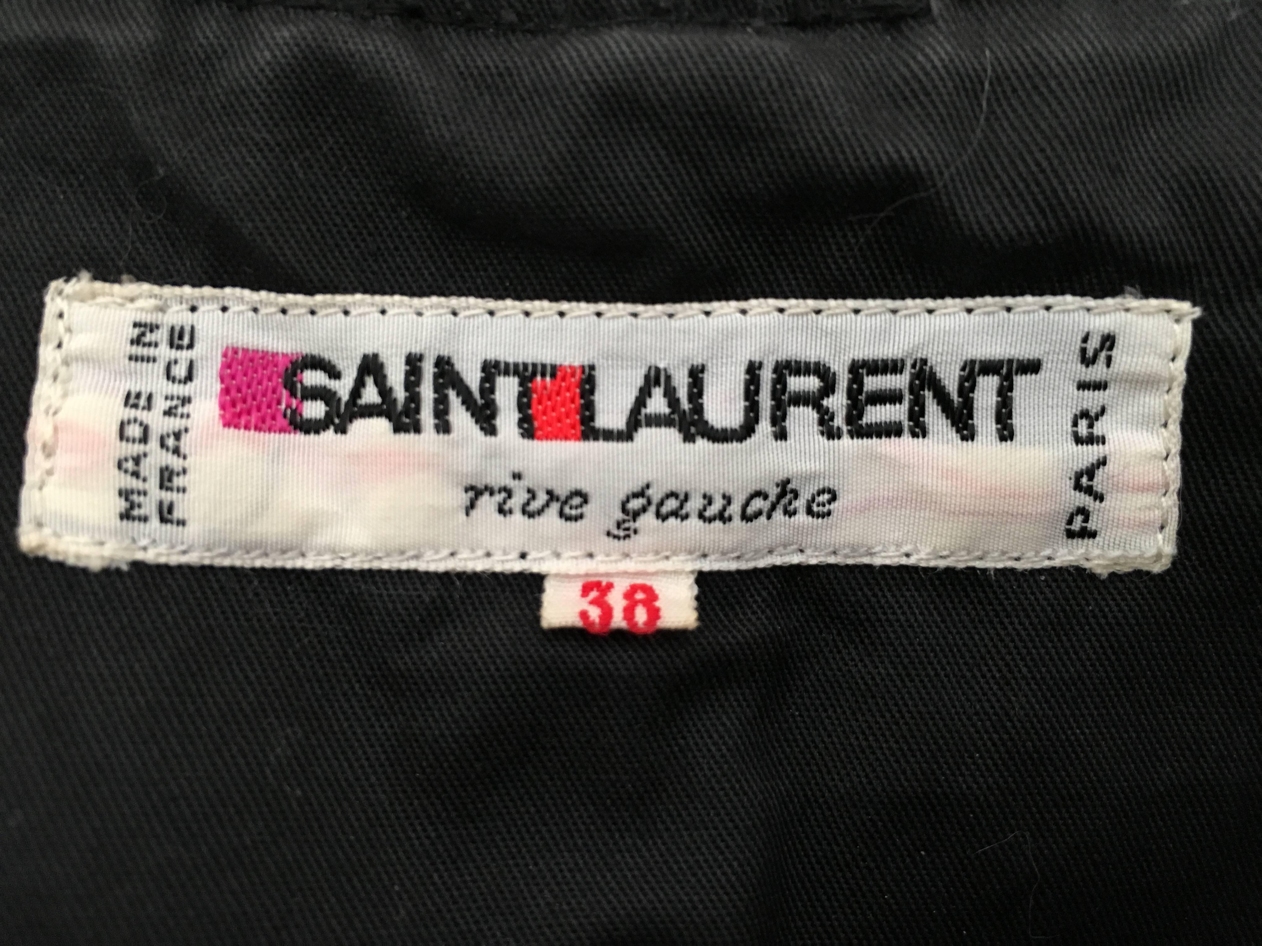 Saint Laurent Rive Gauche Russian Collection Corset Lace Top Size 0 / 2, 1976  4