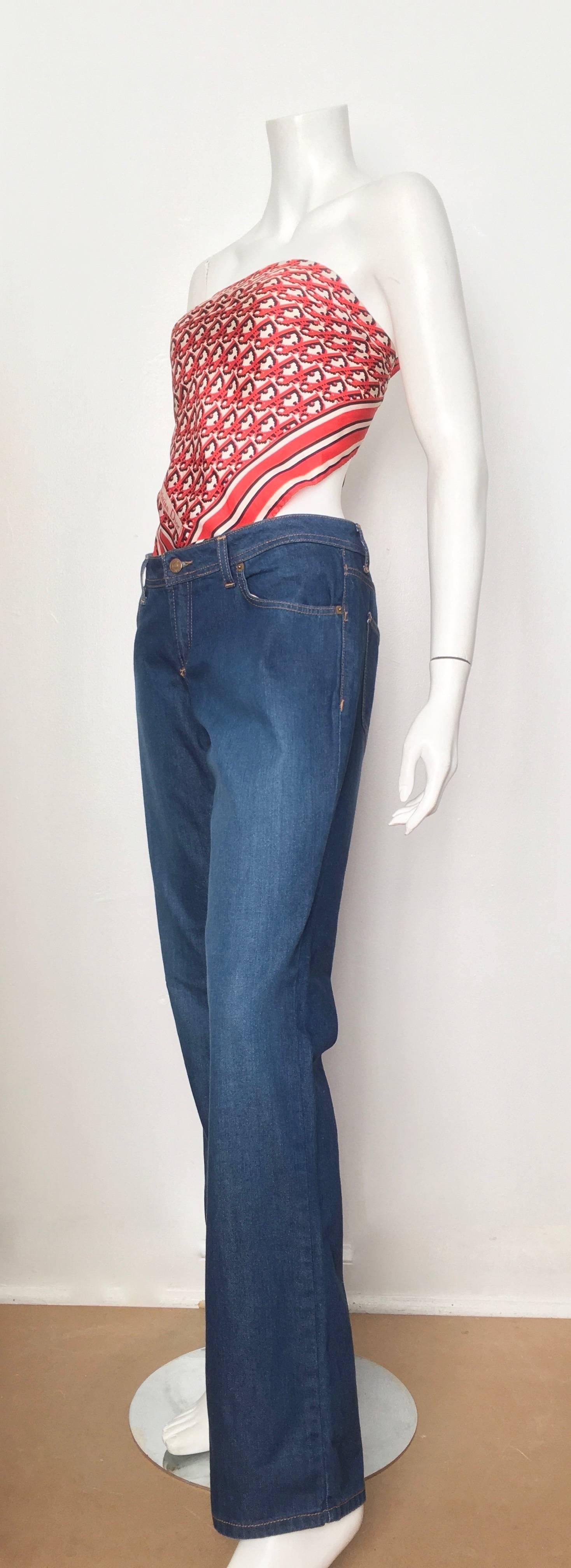 Women's or Men's Missoni Denim Jeans Size 8 / 44. Never Worn.  For Sale