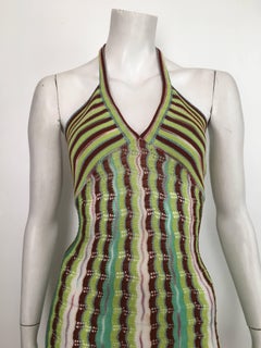 Missoni Knit Halter Dress Size 4.
