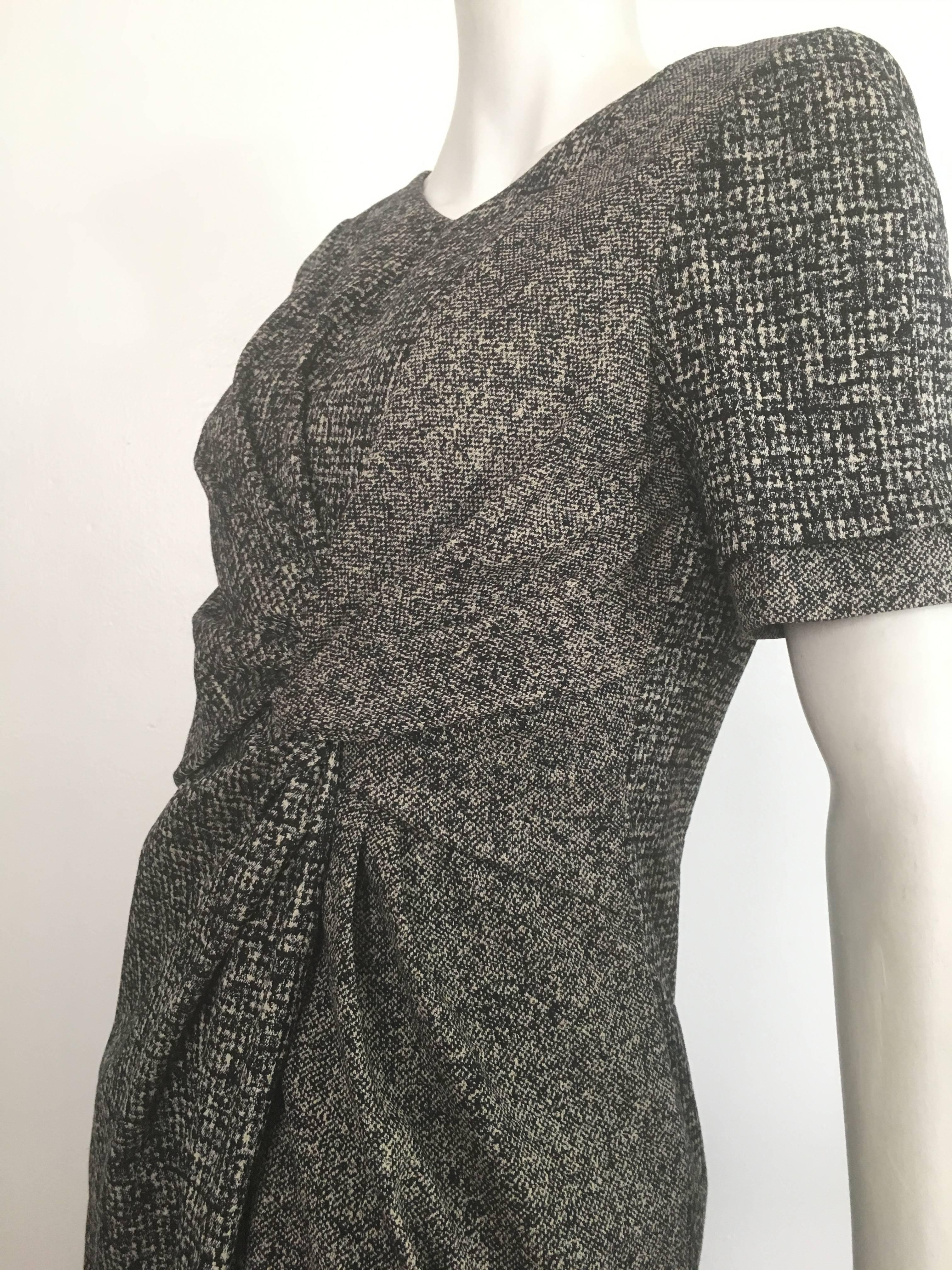 Paule Ka Cotton Black & Grey Casual Dress Size 10 / 12. For Sale 7