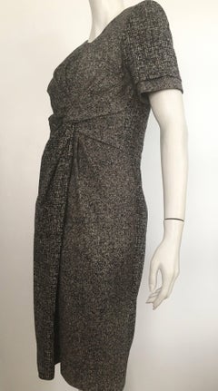 Paule Ka Cotton Black & Grey Casual Dress Size 10 / 12.