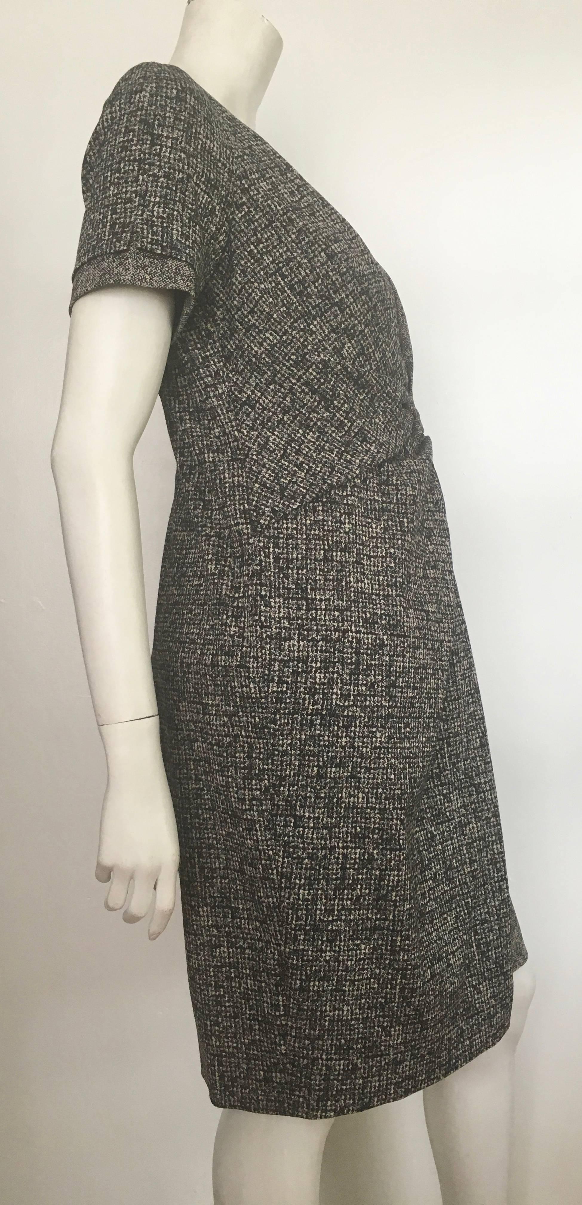 Paule Ka Cotton Black & Grey Casual Dress Size 10 / 12. For Sale 3