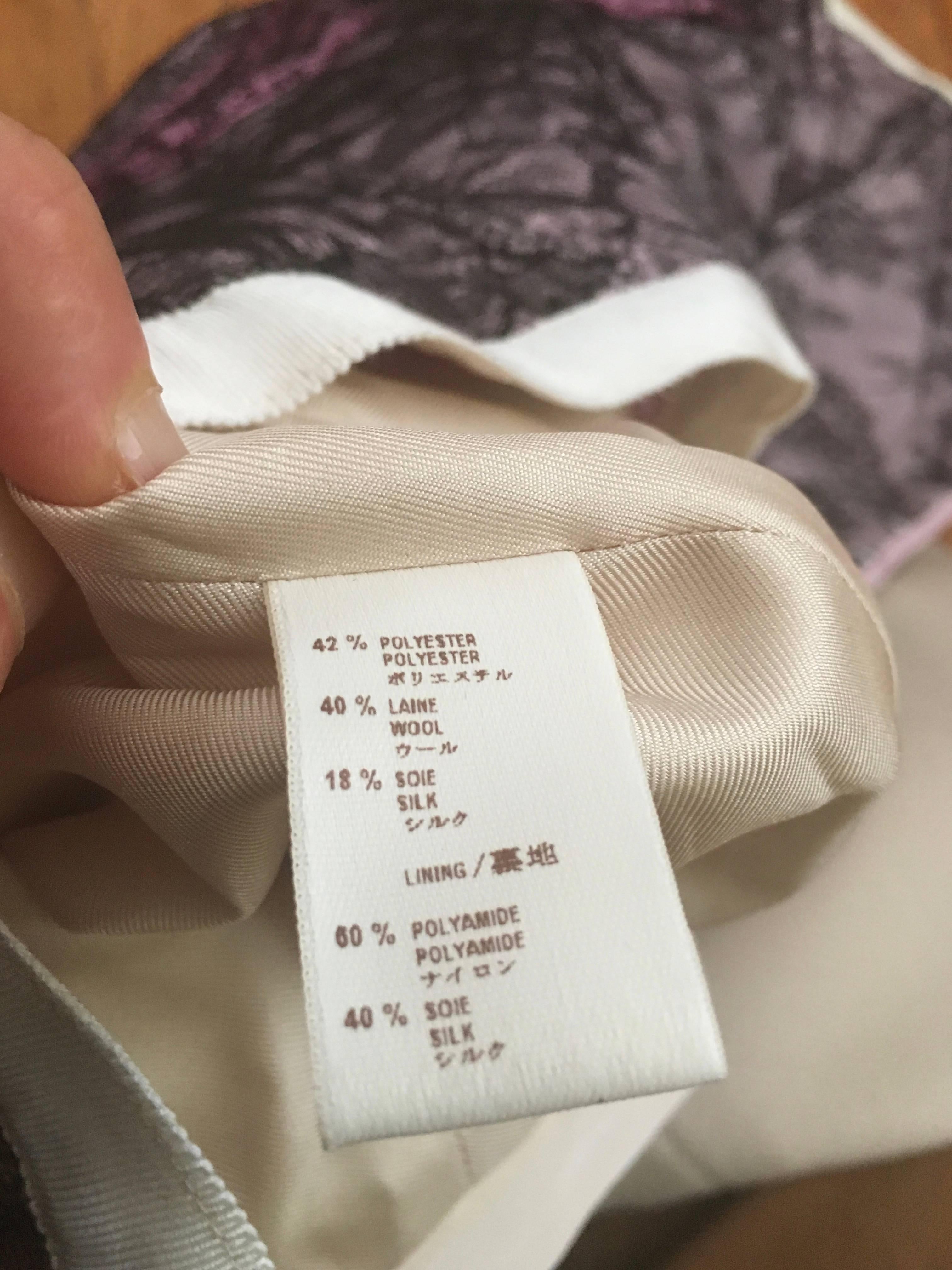 Louis Vuitton Cream Strapless Mini Dress Size 38 / 6 For Sale 12