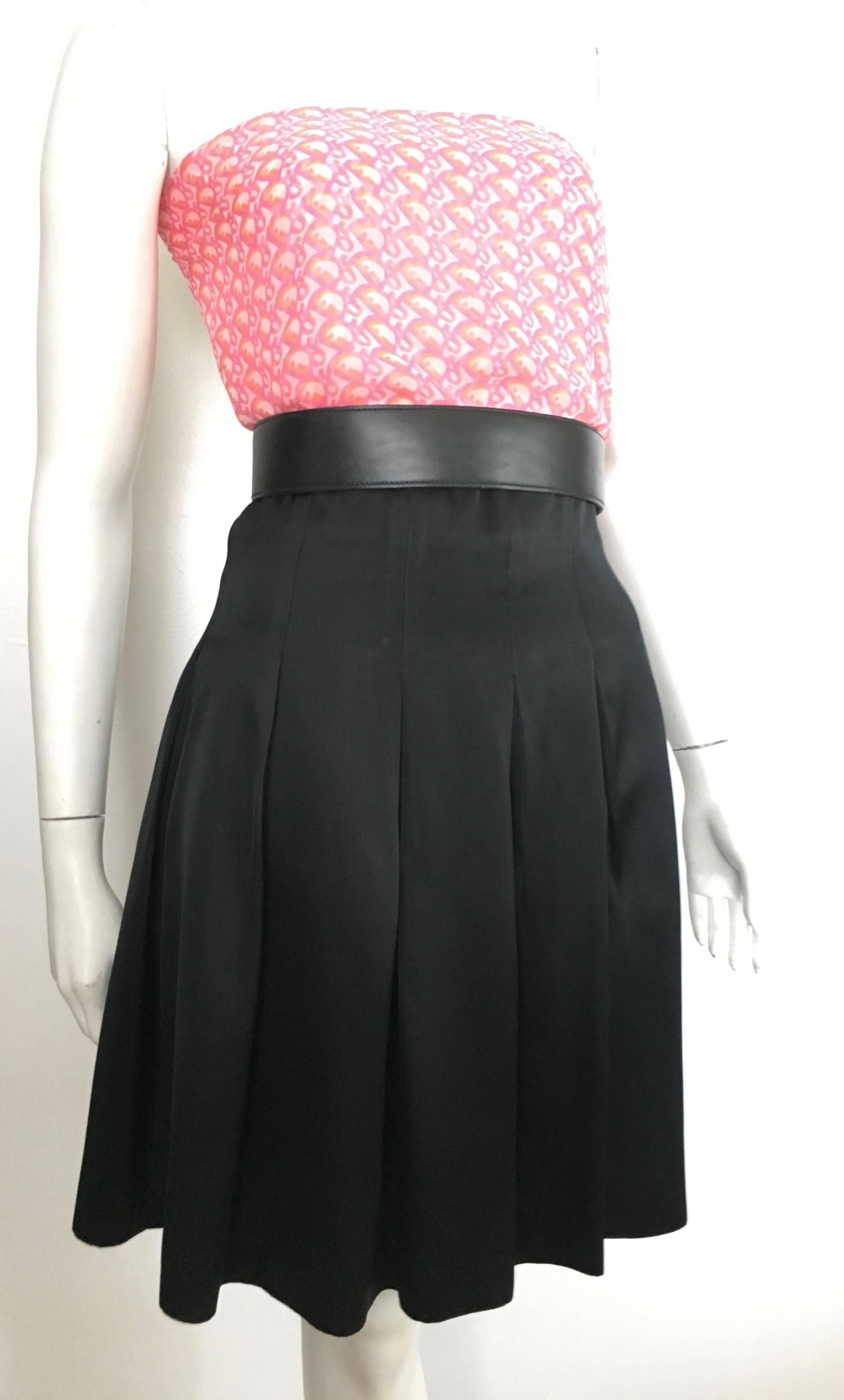 Patrick Kelly Paris 1980s Black Pleated Skirt Size 6. For Sale 9