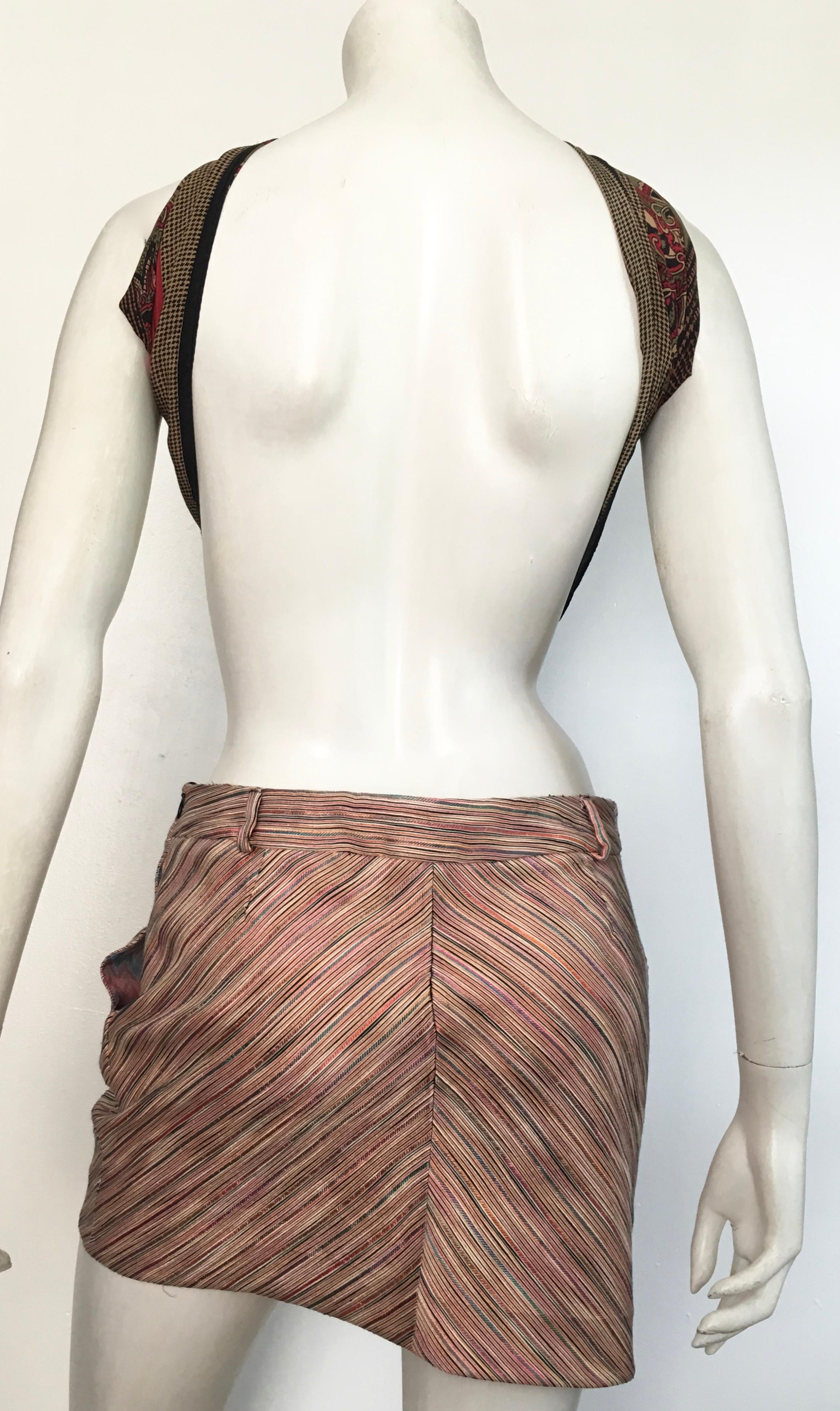 Missoni Mini Skirt with Pockets Size 6. For Sale 2