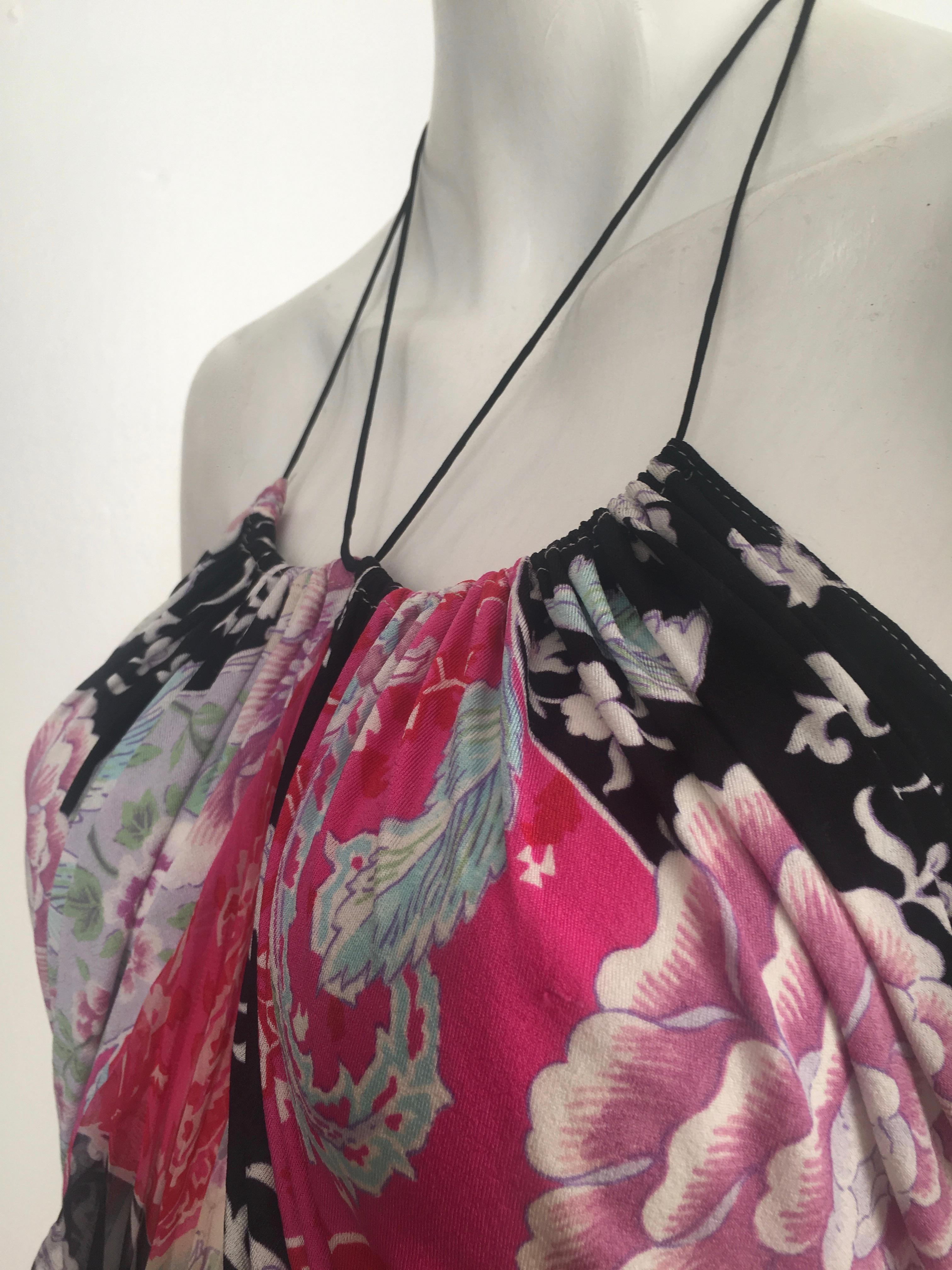 Emanuel Ungaro 1990s Silk Floral Camisole Size 4. For Sale 6
