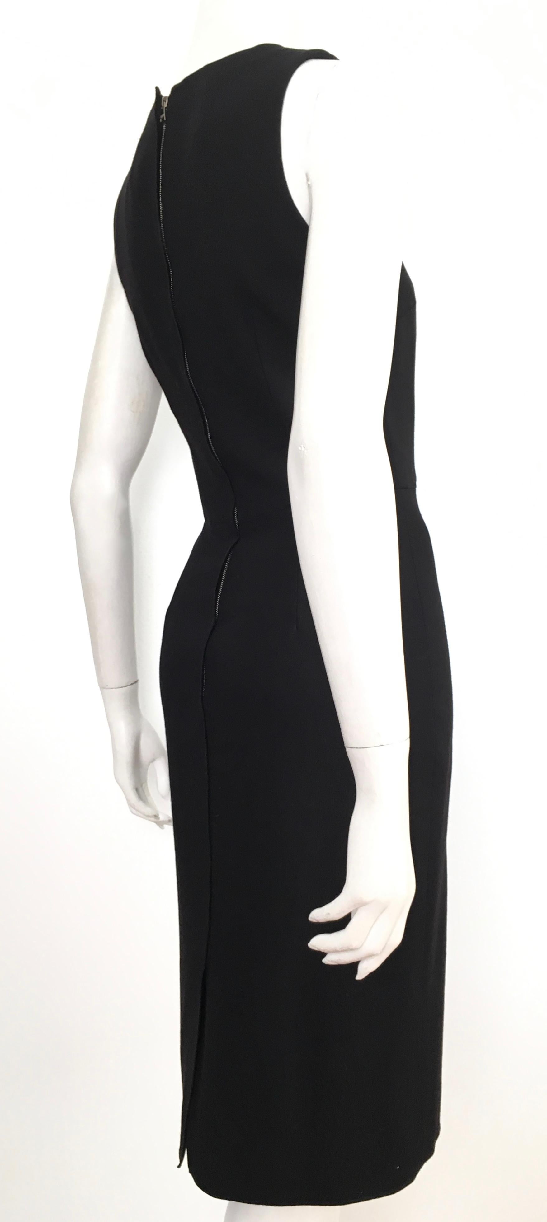Women's or Men's Dolce & Gabbana 1990s Black Wool Sheath Dress Size 4. For Sale