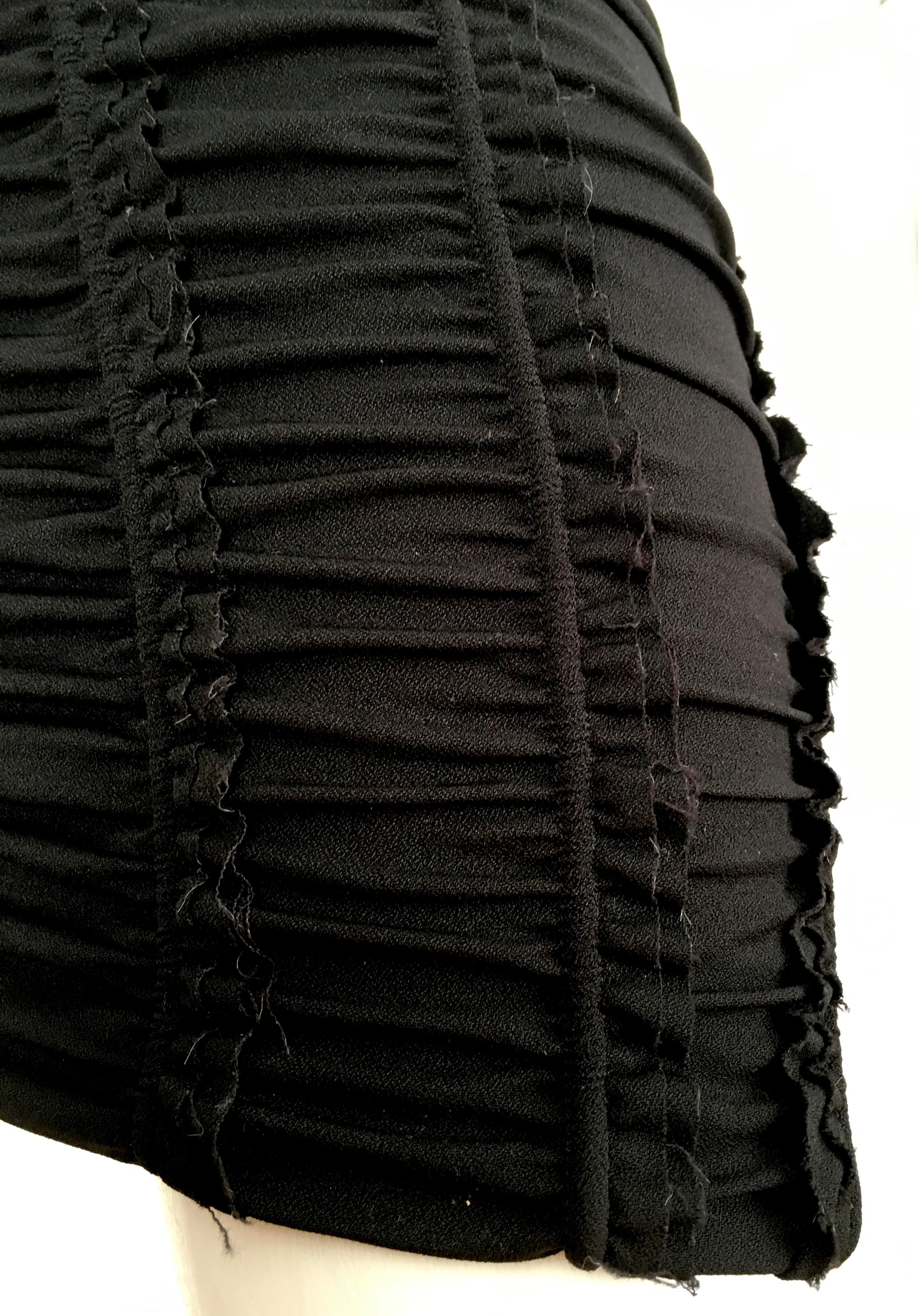 Donna Karan Black Parachute Dress Size 6. For Sale 7