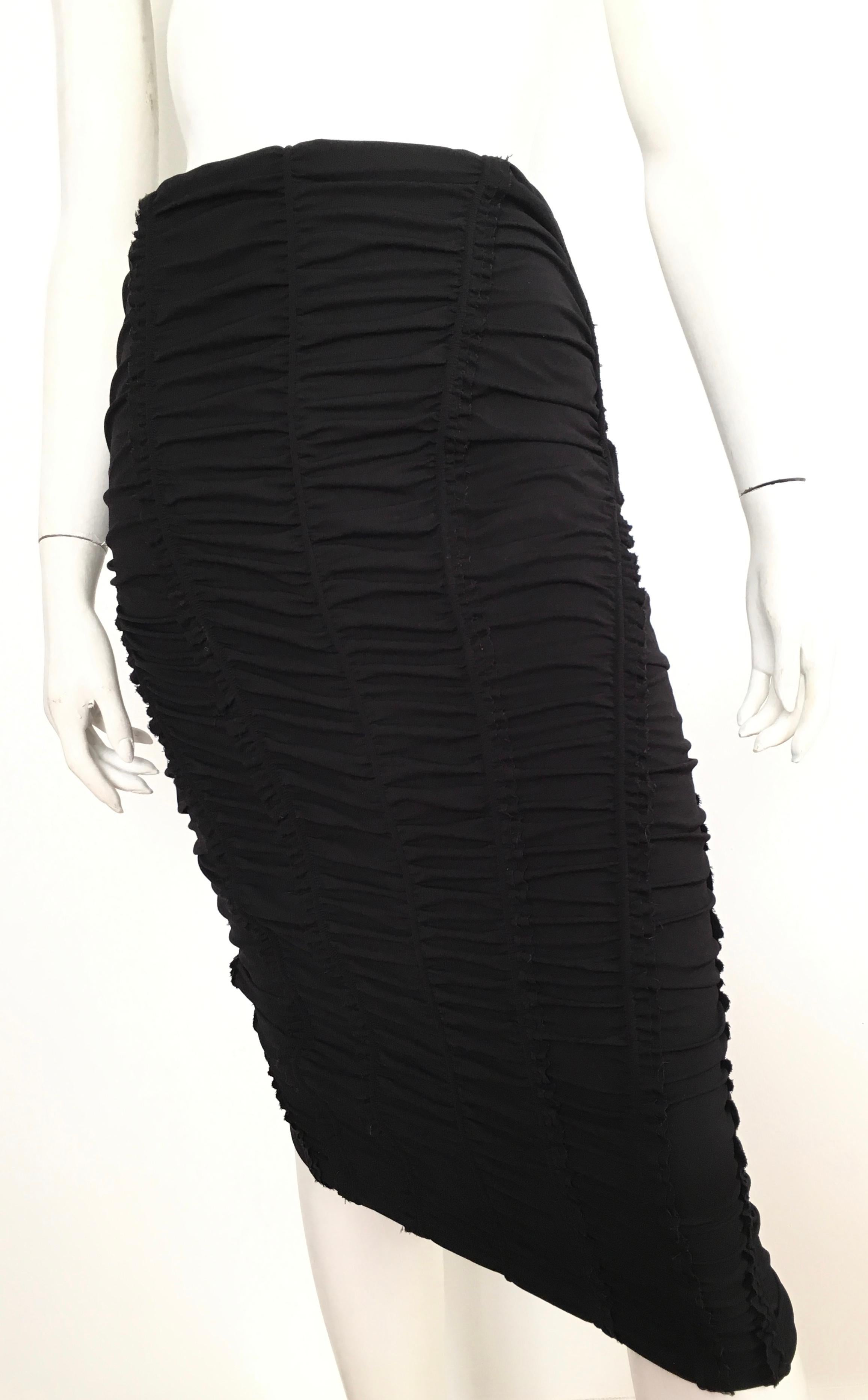 Donna Karan Black Parachute Dress Size 6. For Sale 9
