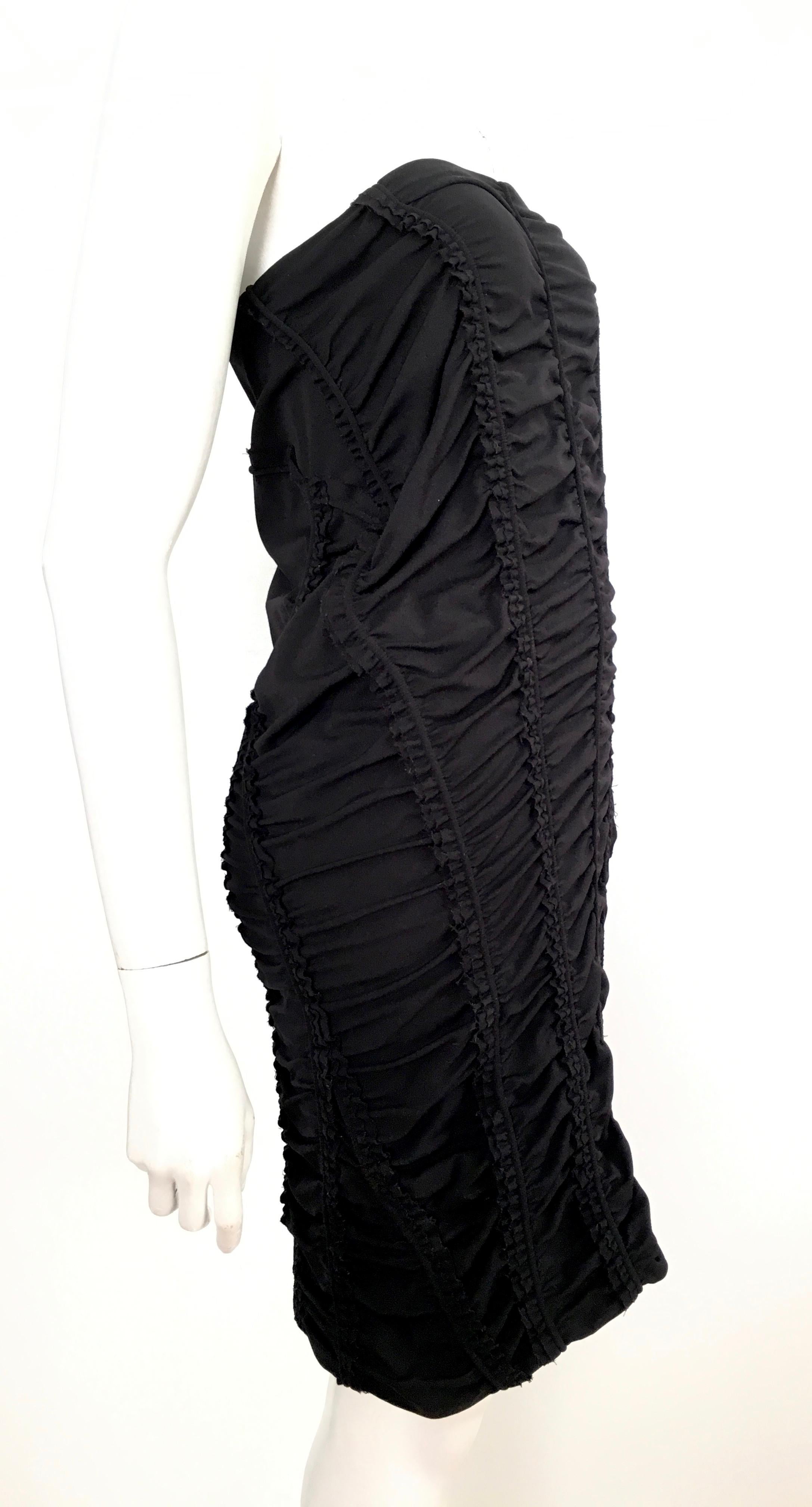 Donna Karan Black Parachute Dress Size 6. For Sale 8